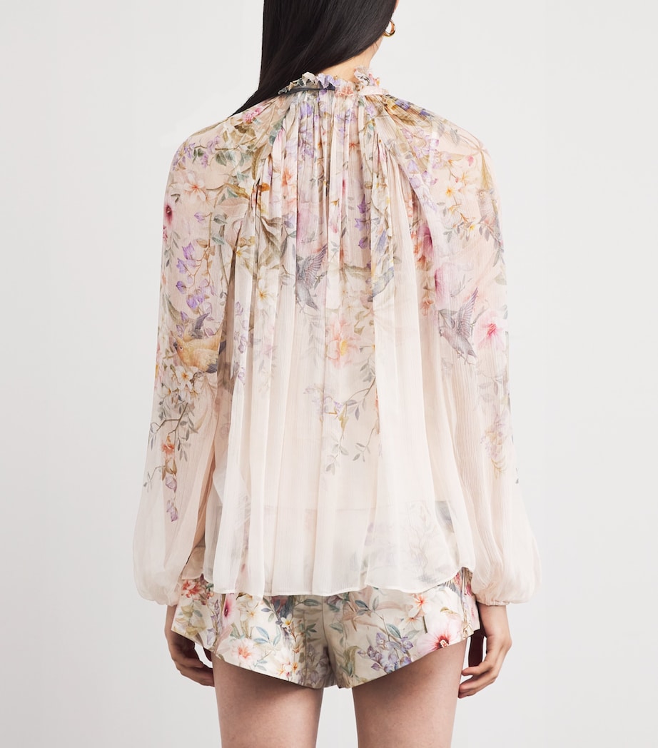 Rebellion Billow Blouse CRMAV CREAM AVIARY Image 4