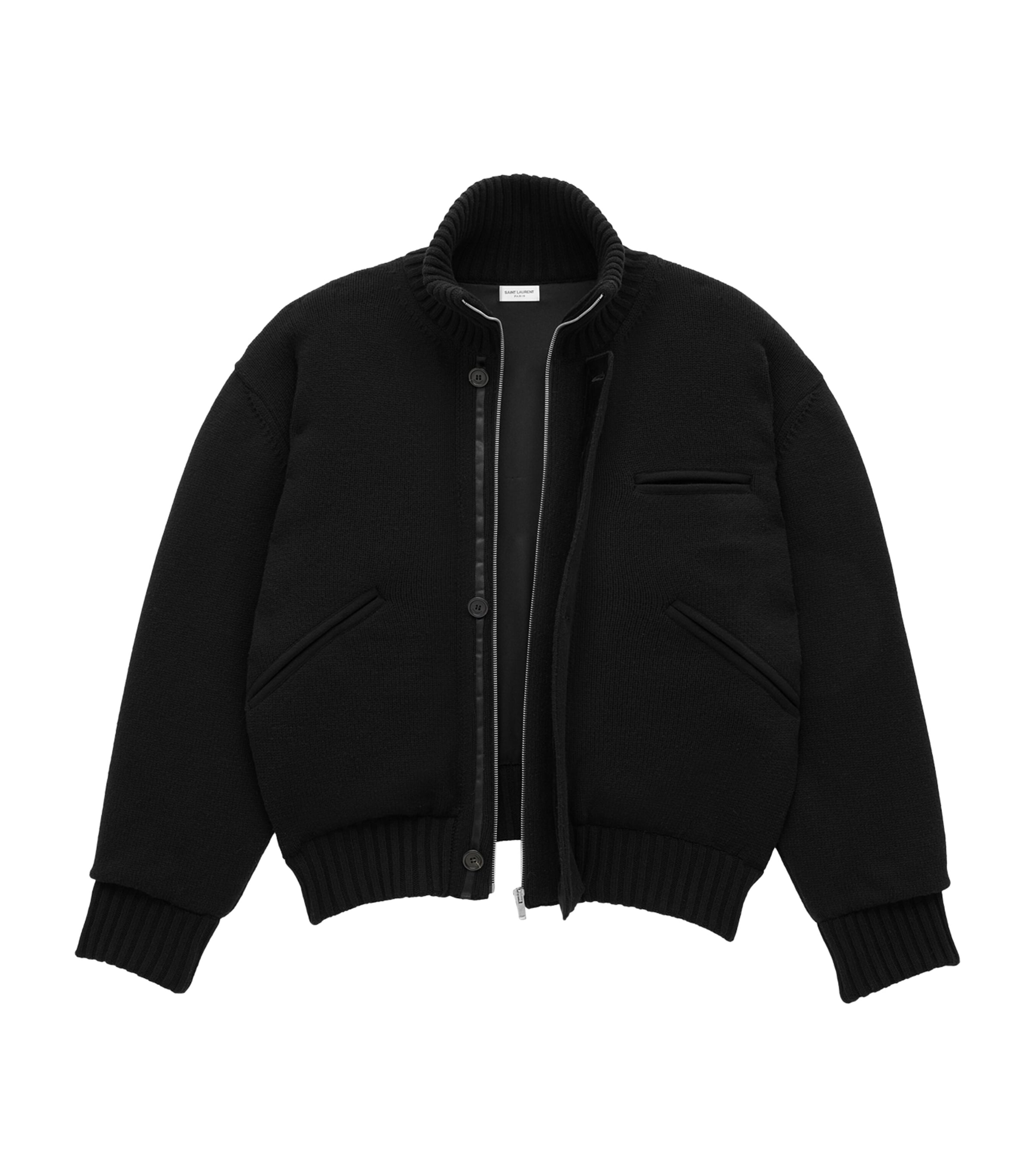 Virgin Wool Bomber Jacket 1000 Image 3