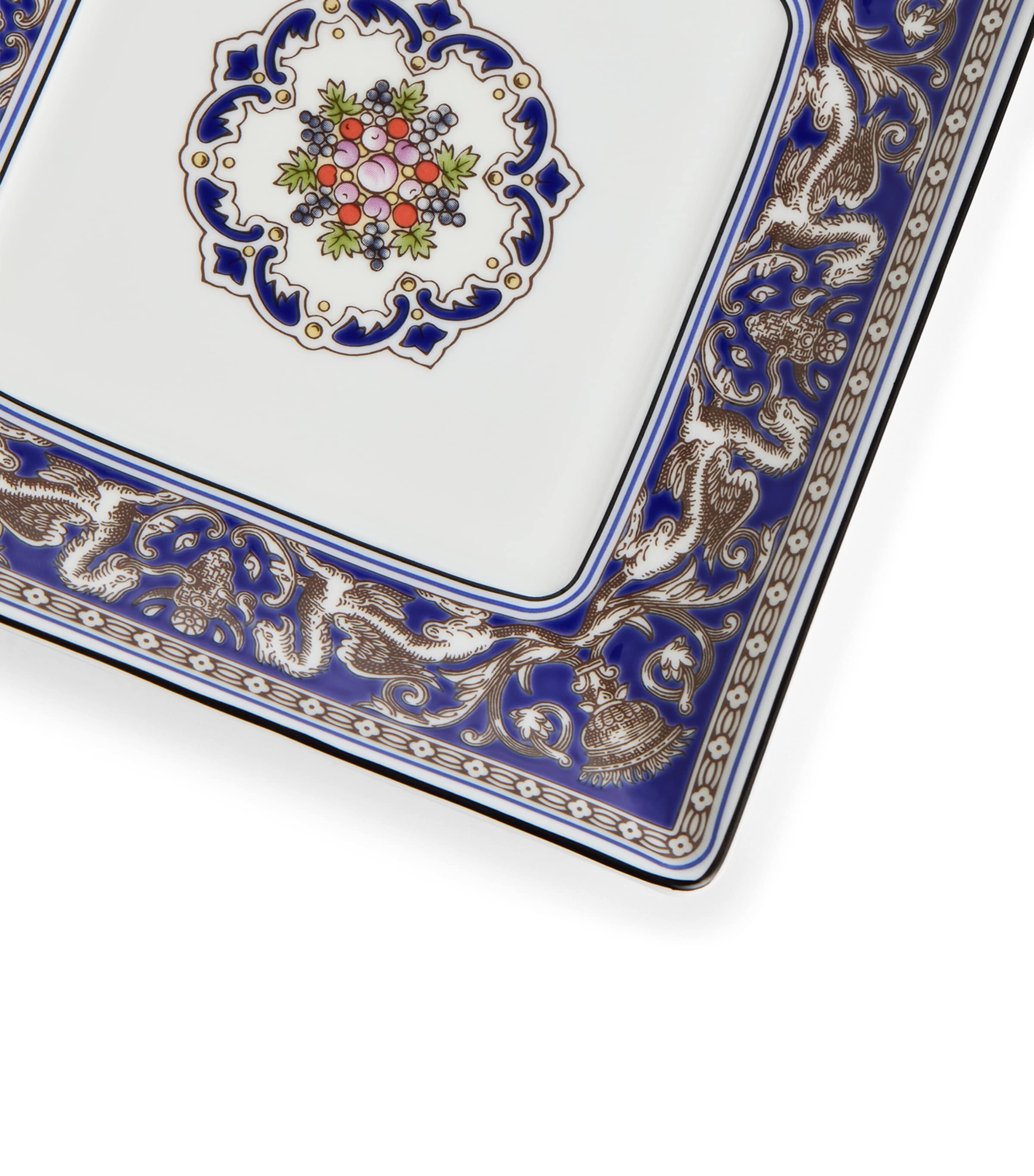 Florentine Marine Square Tray (14cm) BLUE Image 3