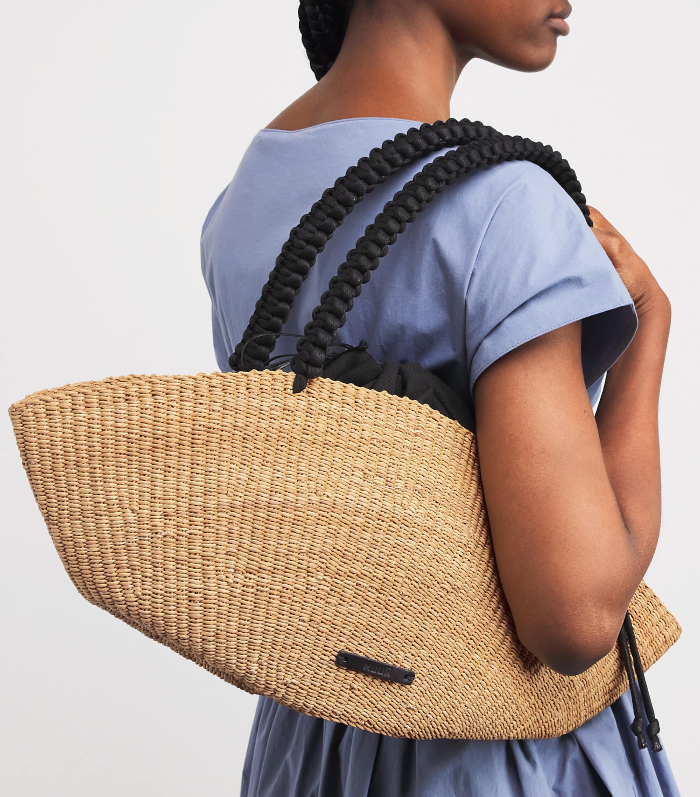 Muun hand-woven straw bag Nora main image 0