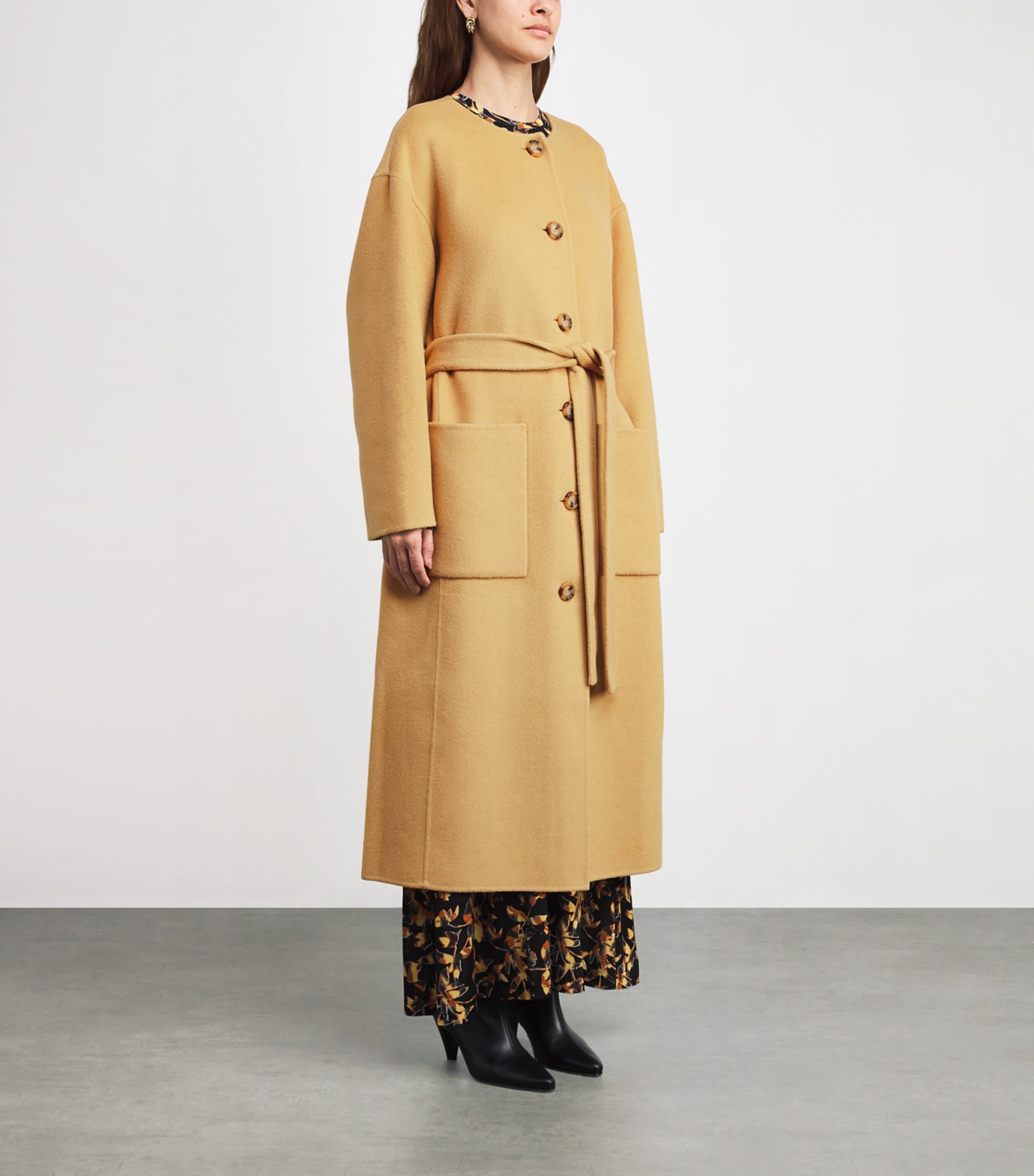 Wool-Blend Fernanda Coat LOTUS Image 3
