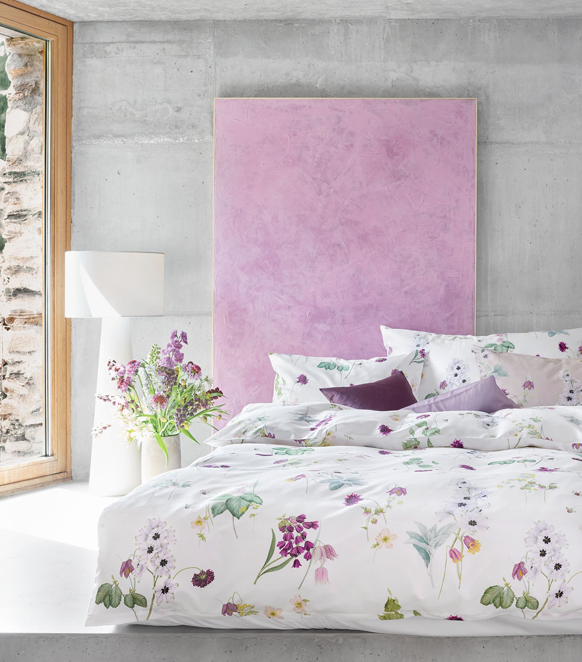 Freya Noblesse King Duvet Cover (230cm x 220cm) BLANC Image 2