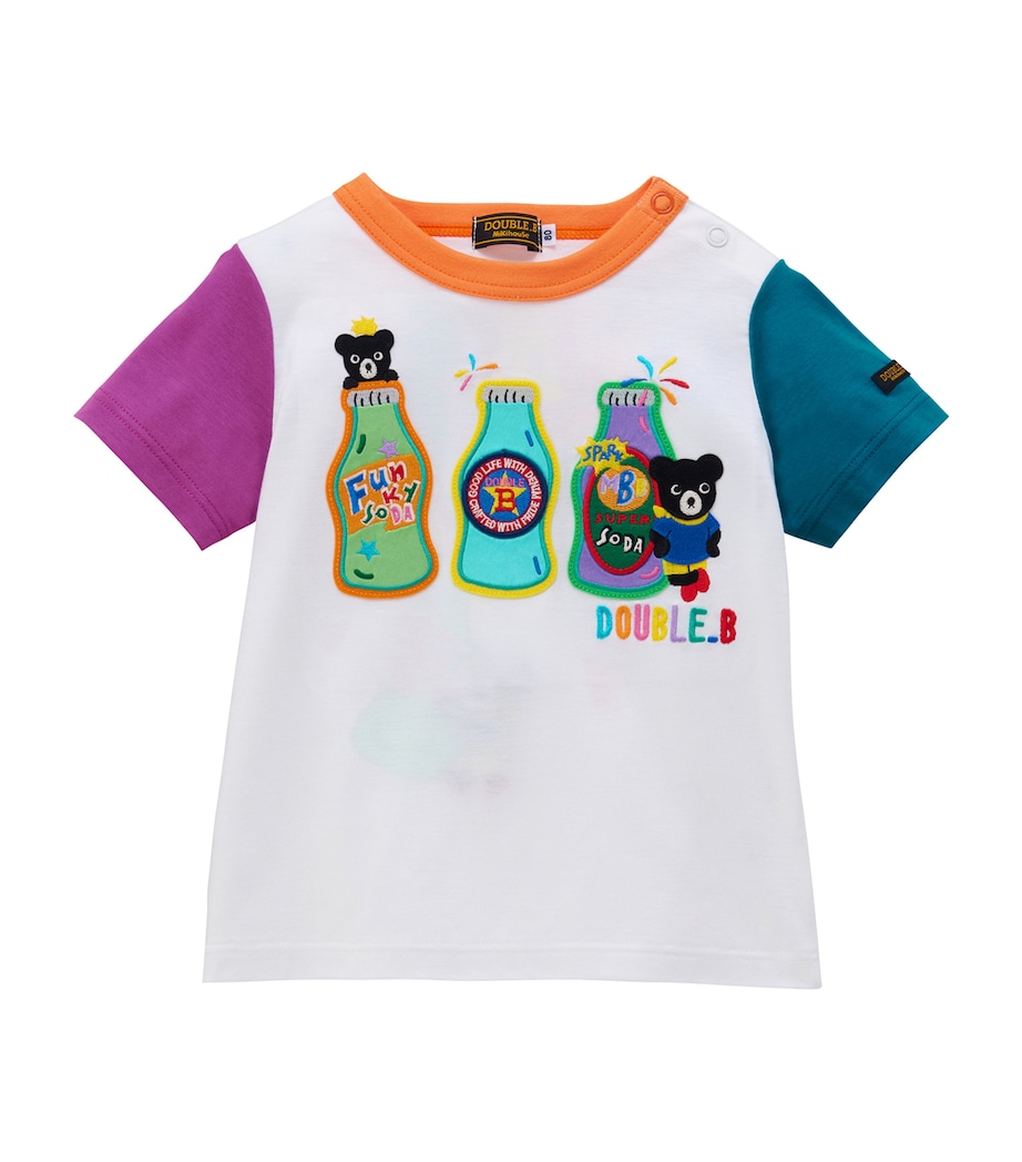 Miki House Cotton Embroidered T-Shirt (2-7 Years) Image 1
