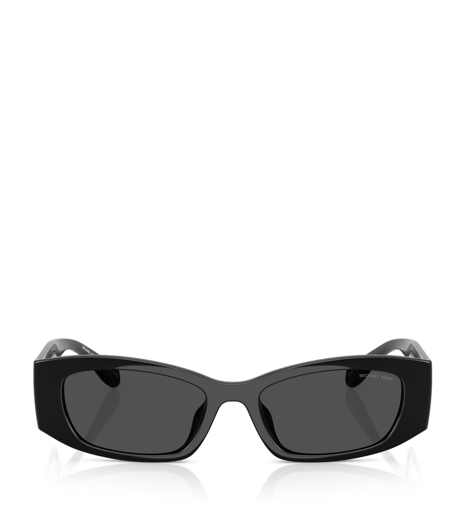 Michael Kors Rhodes Rectangle Sunglasses Black Image 1
