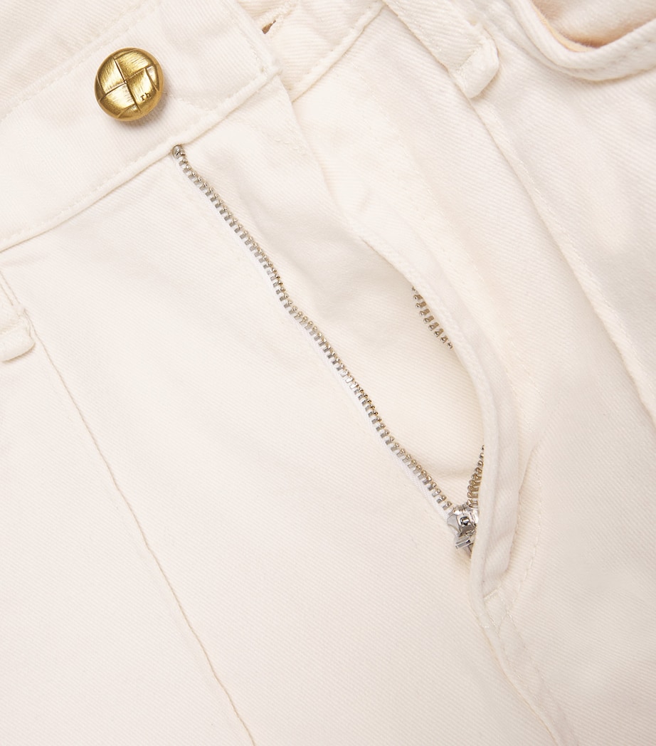 Skylar High-Rise Flared Jeans ECRU Image 5