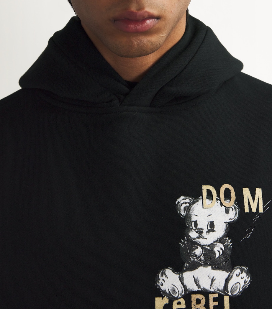 Cotton Gloomy Hoodie BLACK Image 6