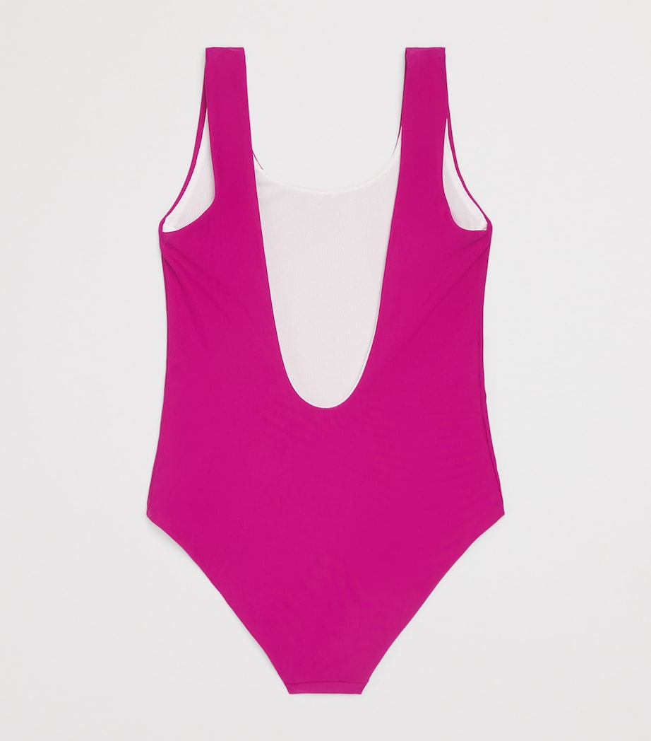 Logo Swimsuit (4-14 Years) C20866/46SVRY FUSHIA Image 2