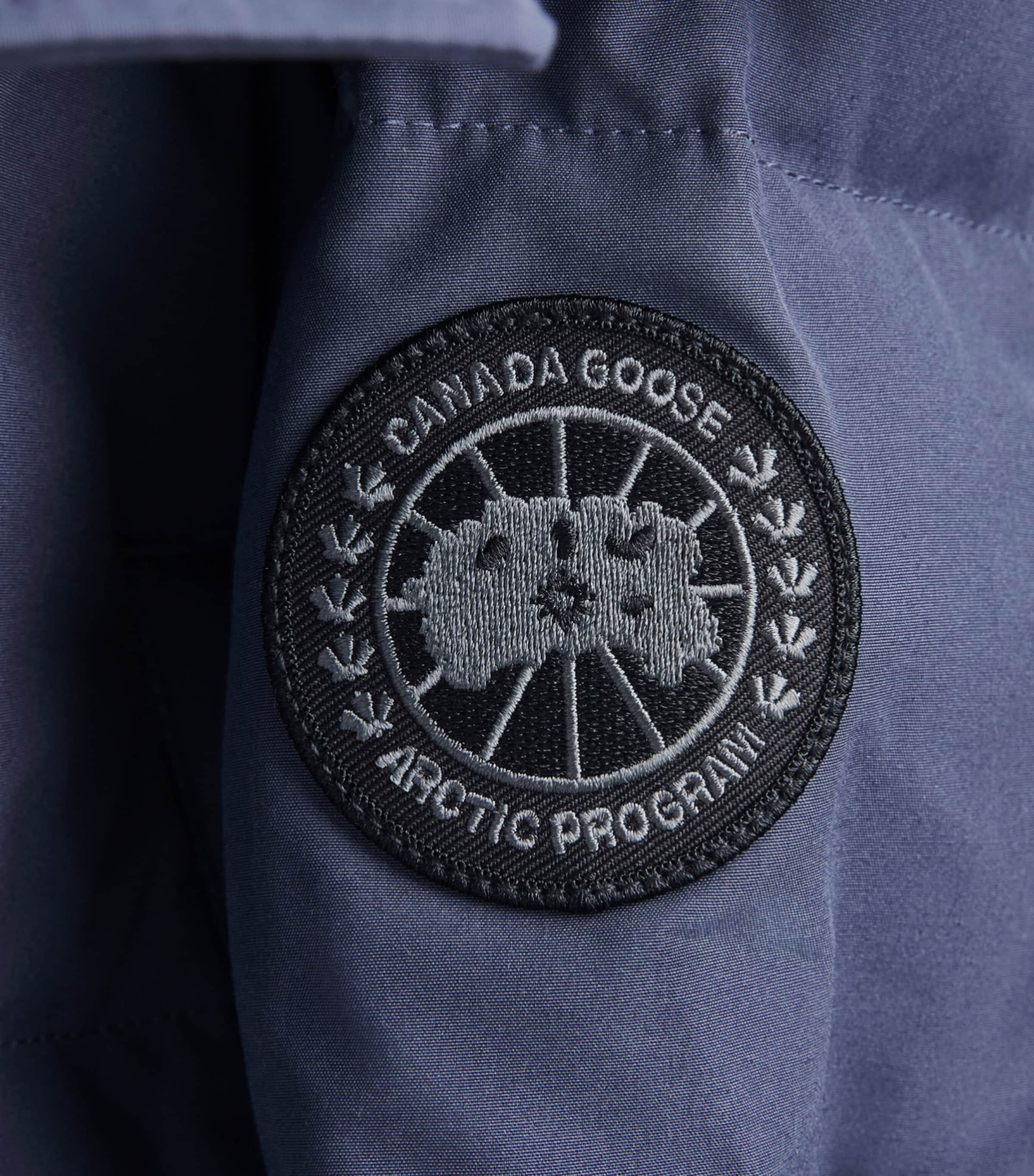 Canada Goose Mens Wyndham Parka Jacket Dusk Blue Image 7