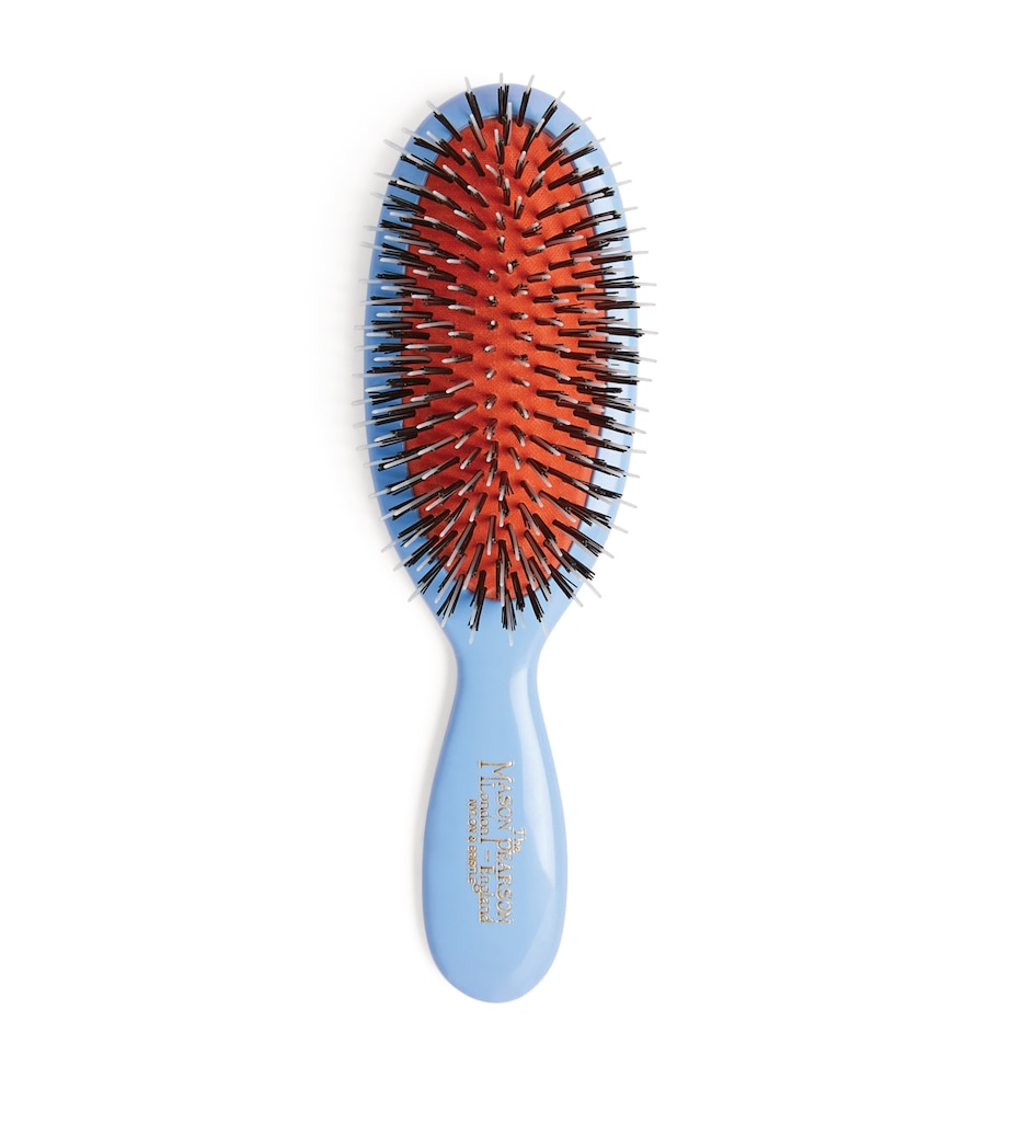 Pocket Bristle & Nylon Hairbrush BN4 BLUE Image 2