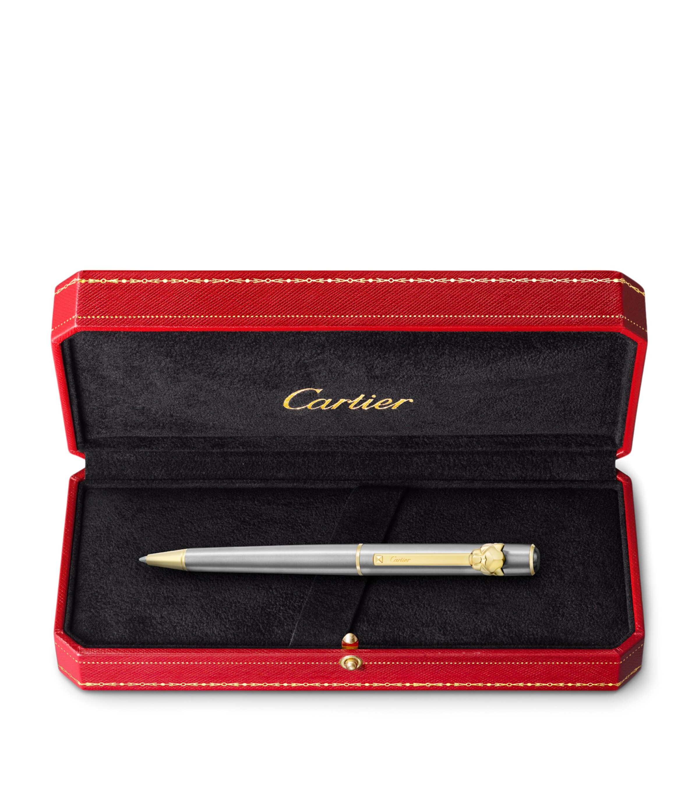 Small Panthère de Cartier Ballpoint Pen GREY Image 5