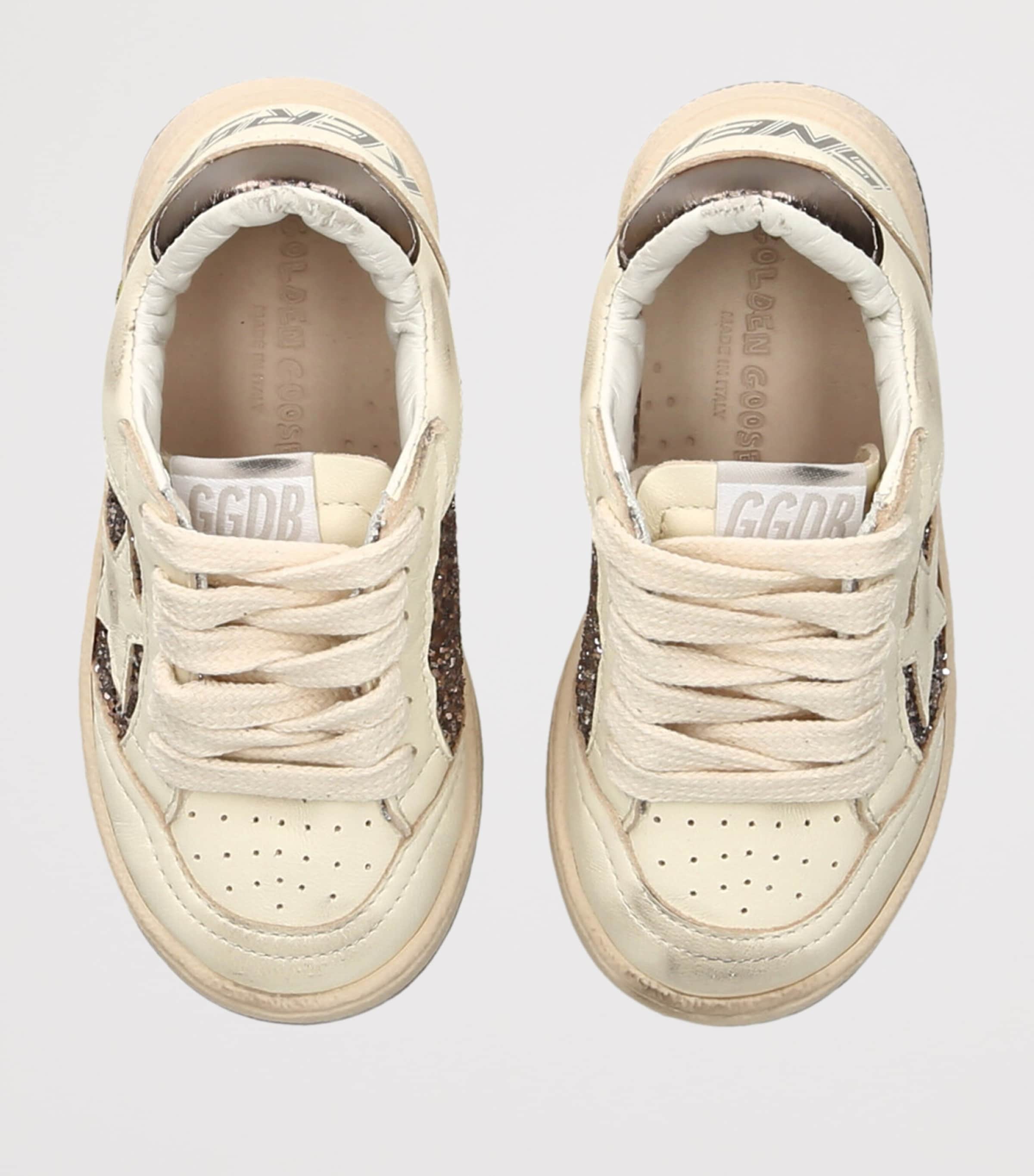 Leather Ball Star Sneakers METAL COMB Image 4