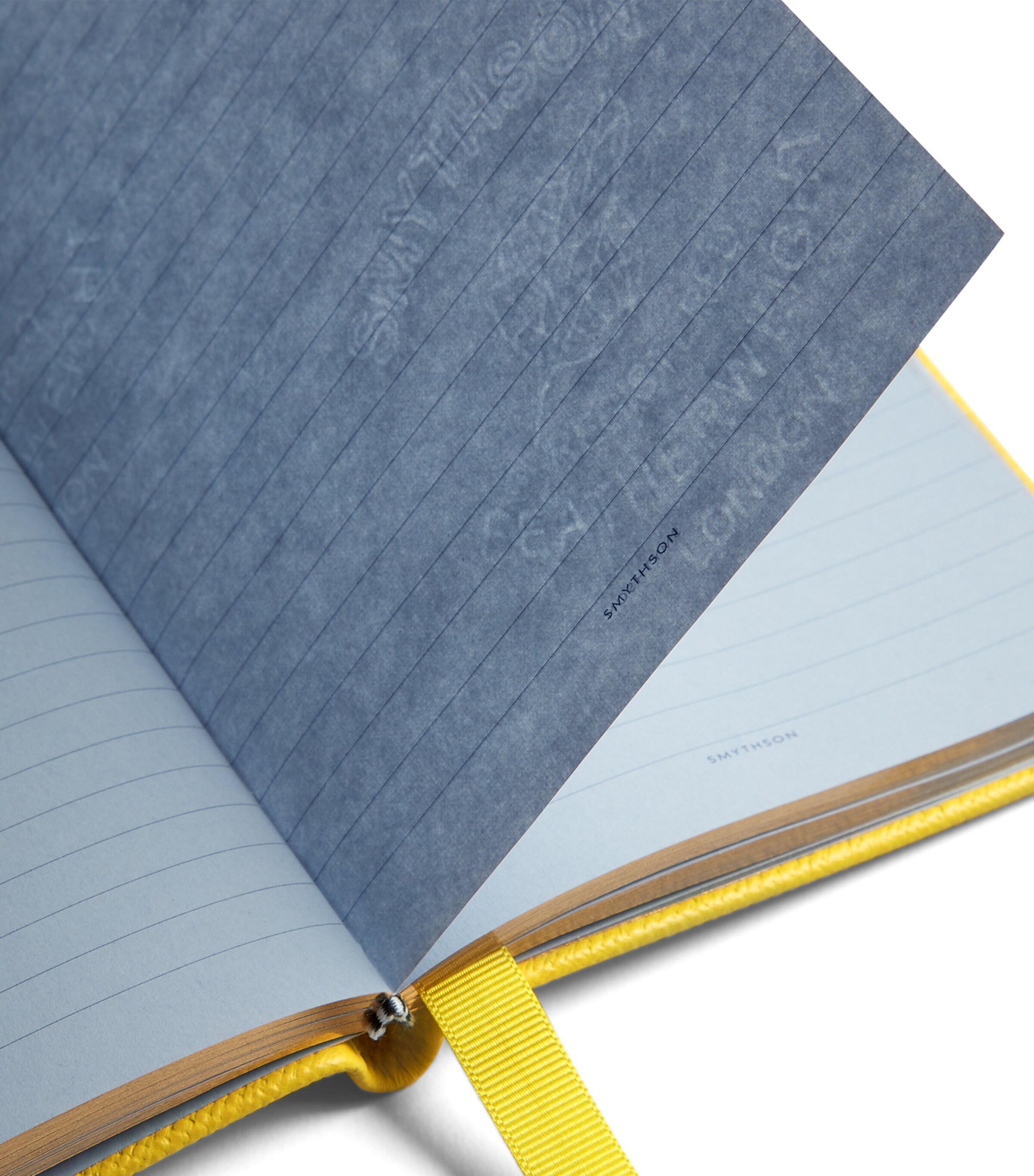 Panama Leather Chelsea Notebook LEMON Image 3