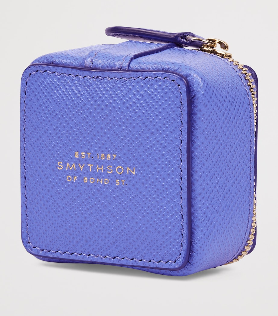 Smythson Small Panama Leather Trinket Case U Violet Image 5