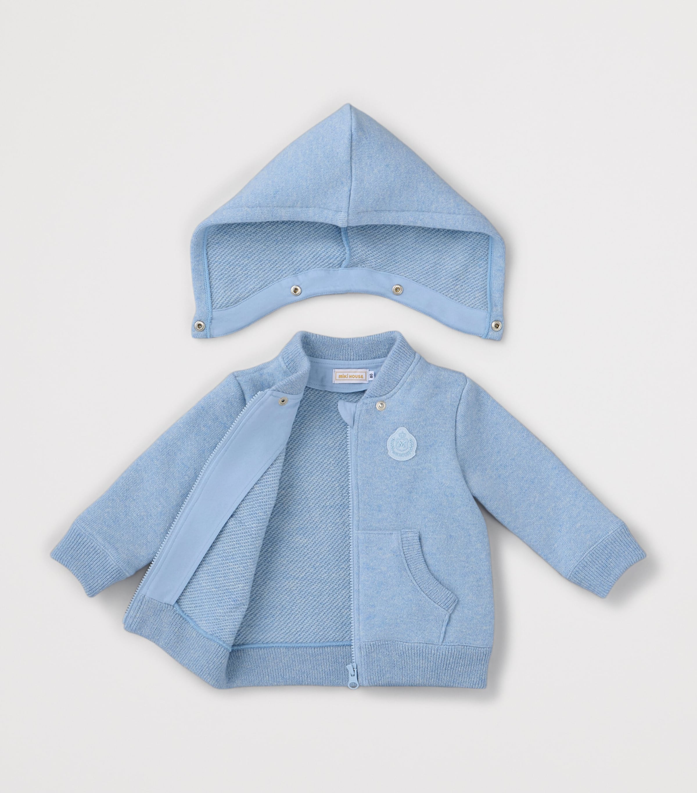 Hooded Cashmere Jacket (2-7 Years) 68 Image 3