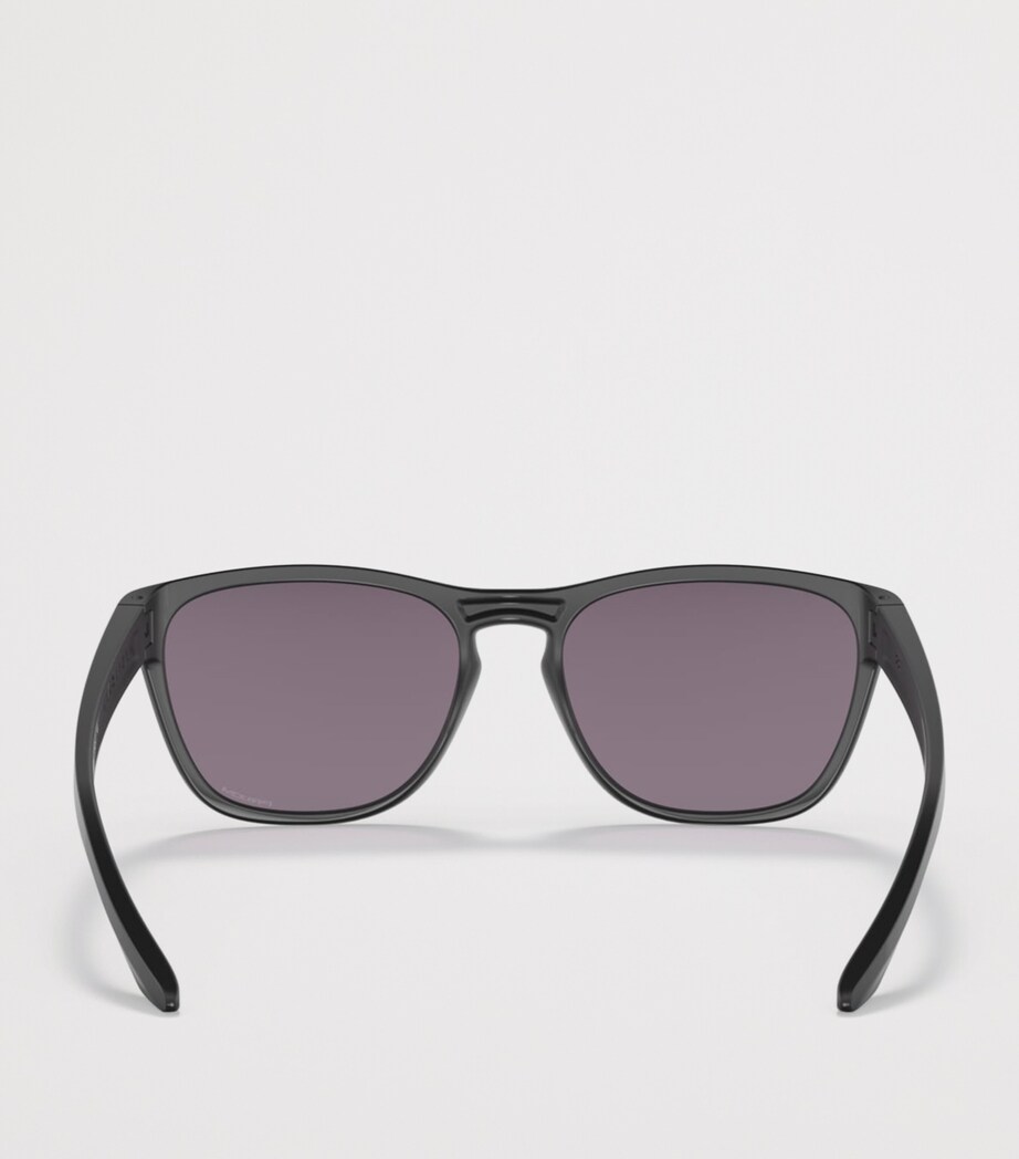 Oakley Manorburn Square Sunglasses Black Image 4