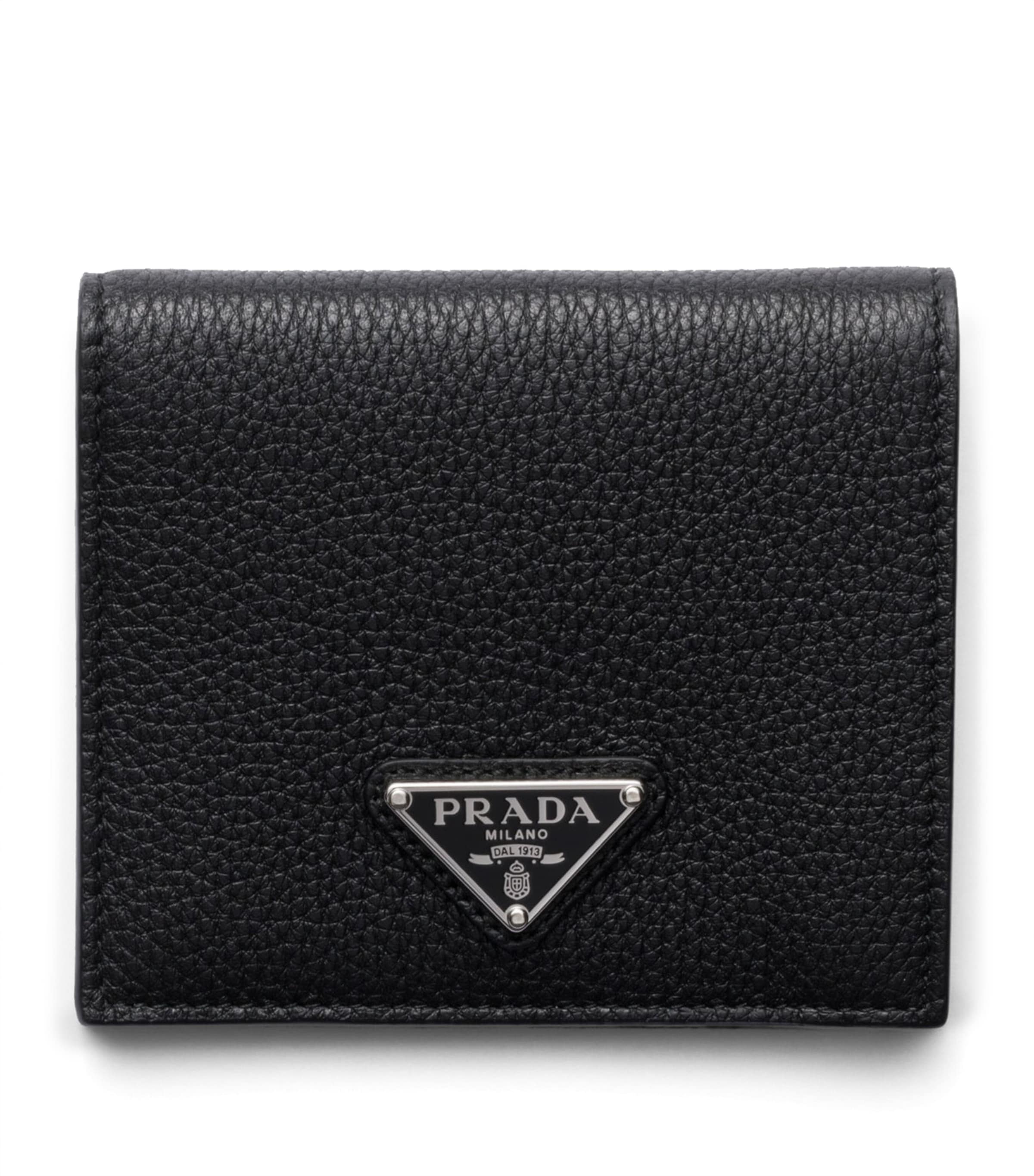 Grained Leather Triangle Wallet F0002 Image 1