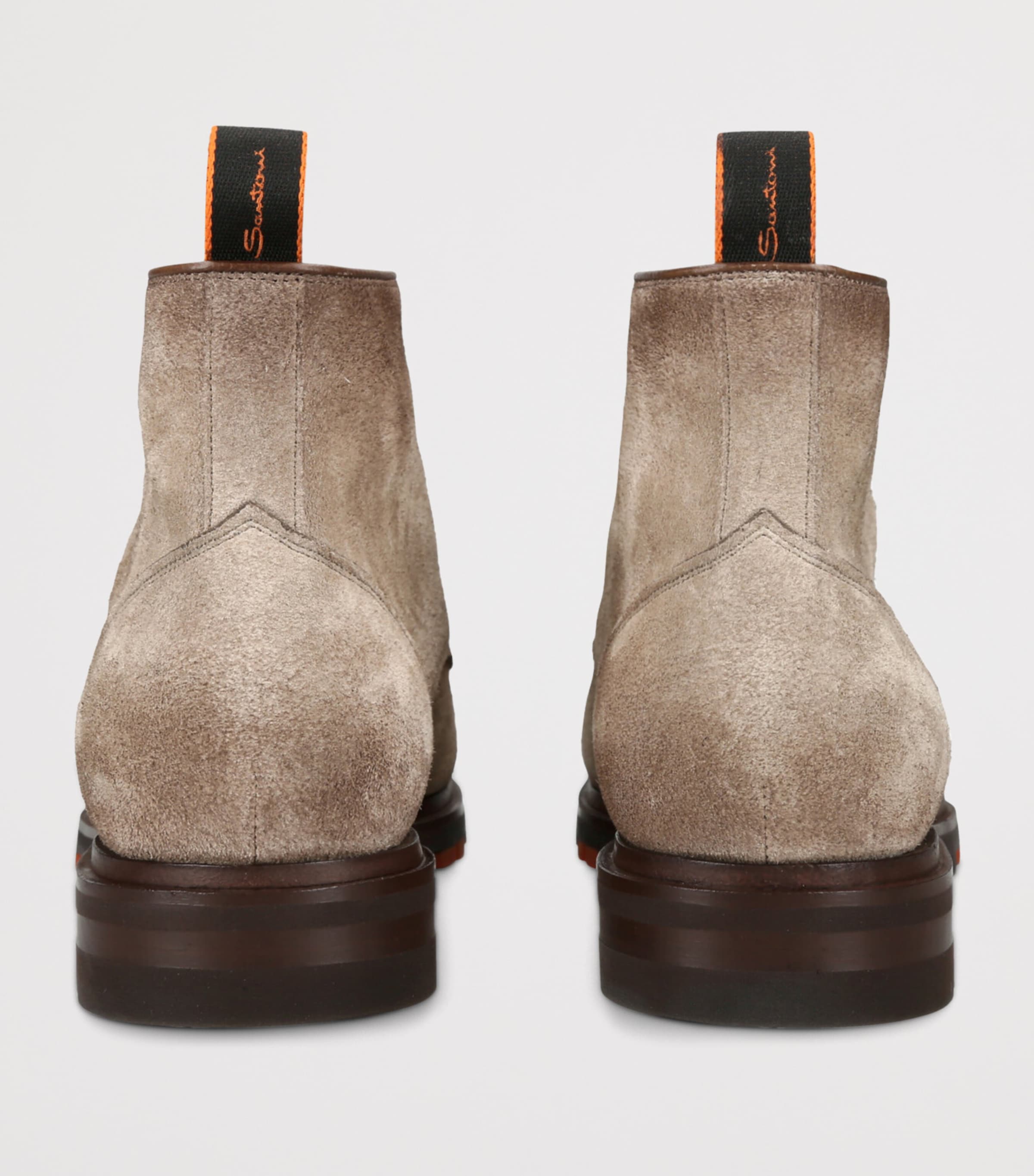 Suede Lace-Up Colin Boots BEIGE Image 2