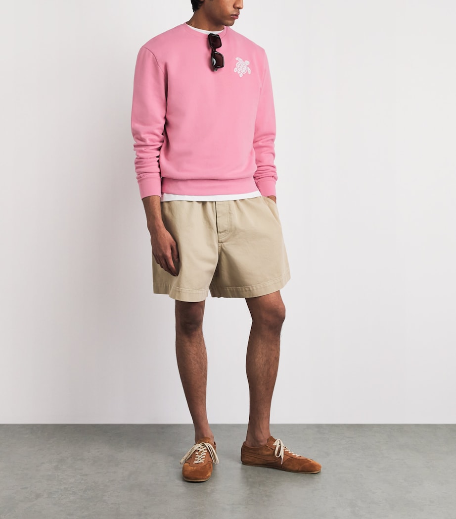 Vilebrequin Mens Embroidered Jorasses Sweatshirt Boudoir Image 2