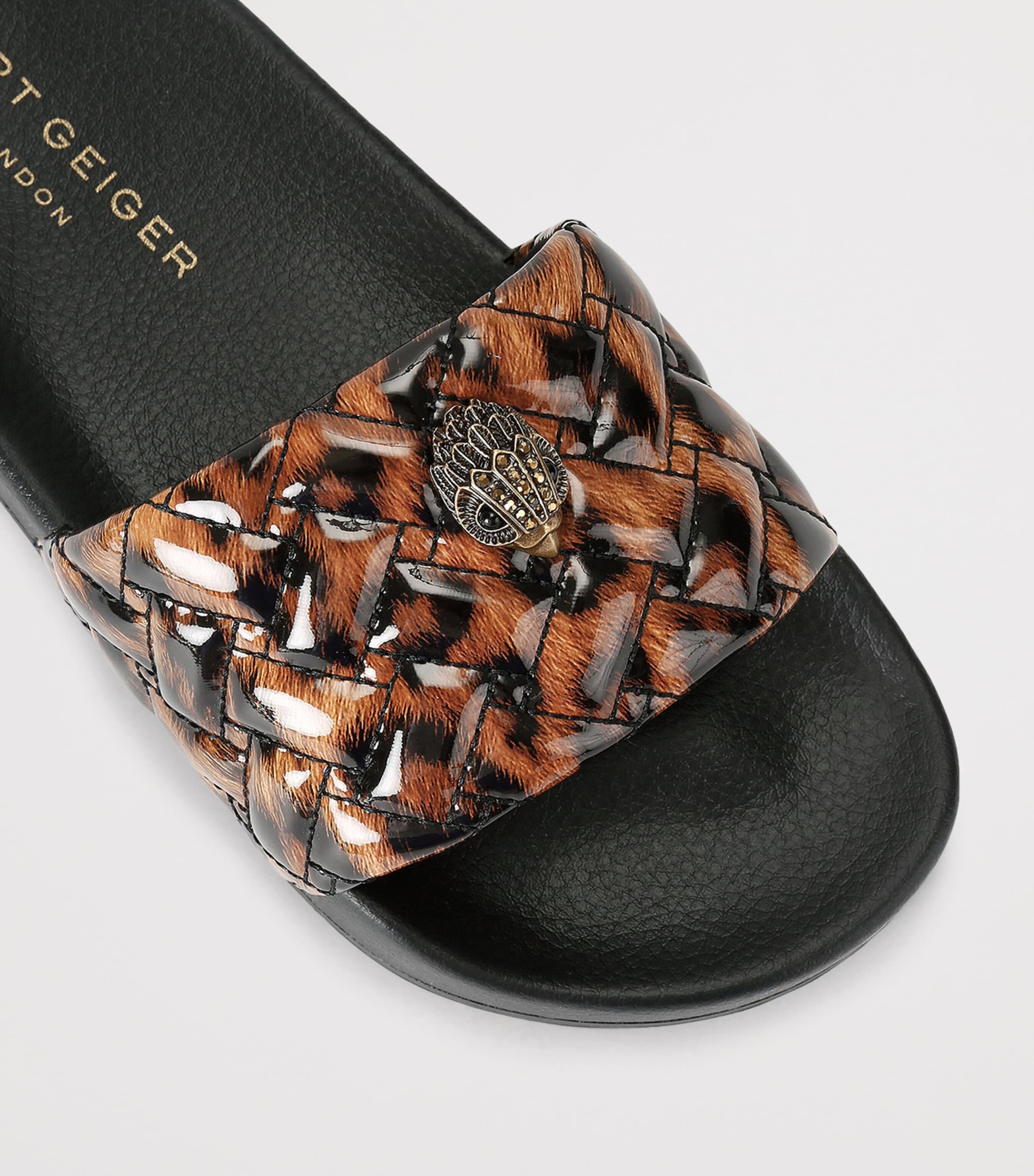 Kurt Geiger London Meena Eagle Slides Camel/oth Image 2