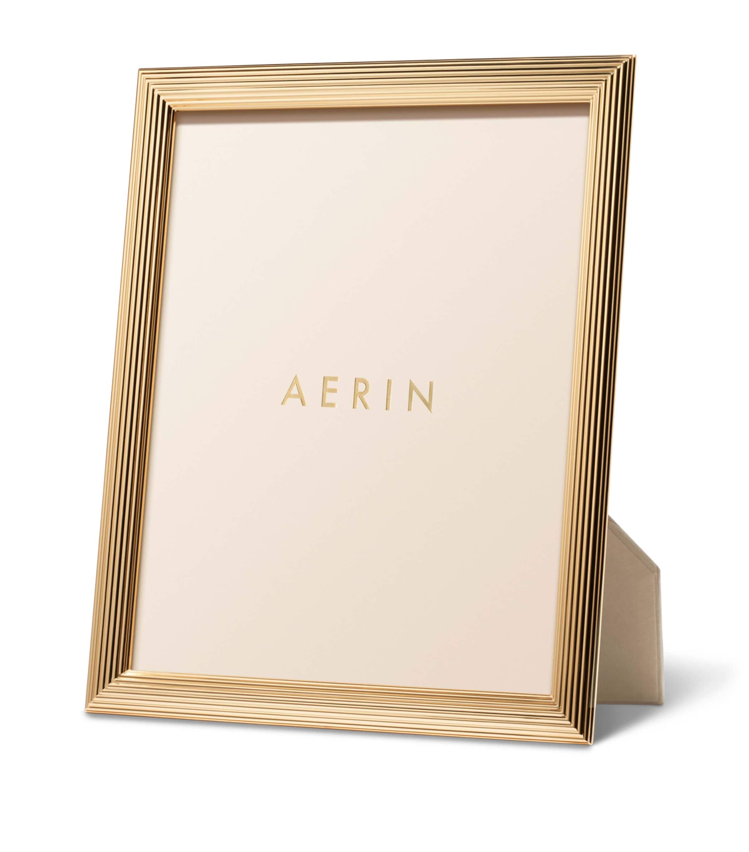 Aerin Gold-Plated Alessio Photo Frame (8" x 10") Gold Image 1