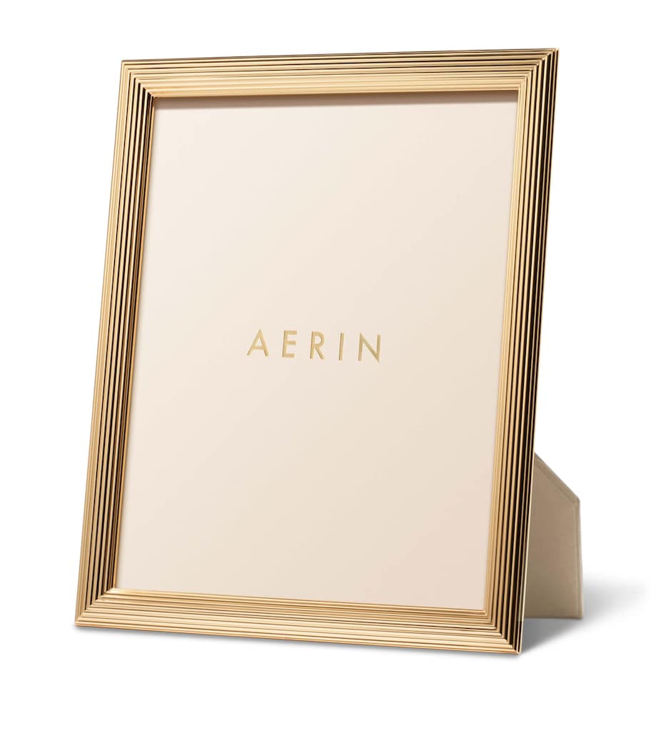 Aerin Gold-Plated Alessio Photo Frame (8" x 10") Gold Image 1