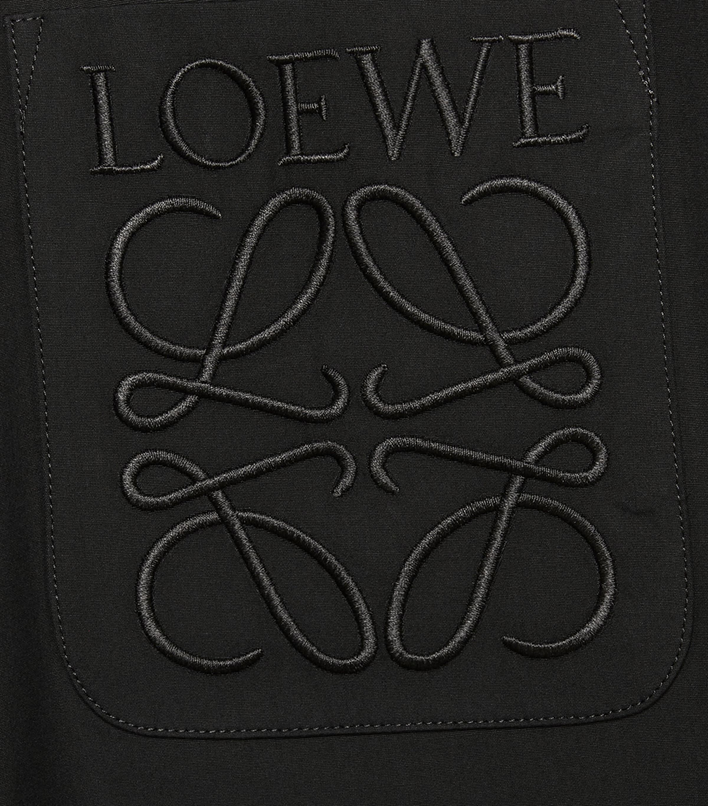 Cotton Anagram Shirt BLACK Image 3