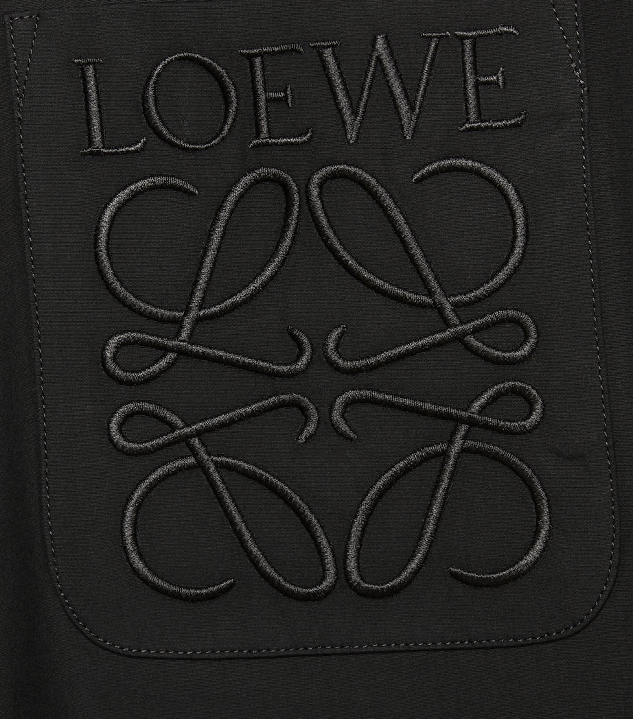 Cotton Anagram Shirt BLACK Image 3