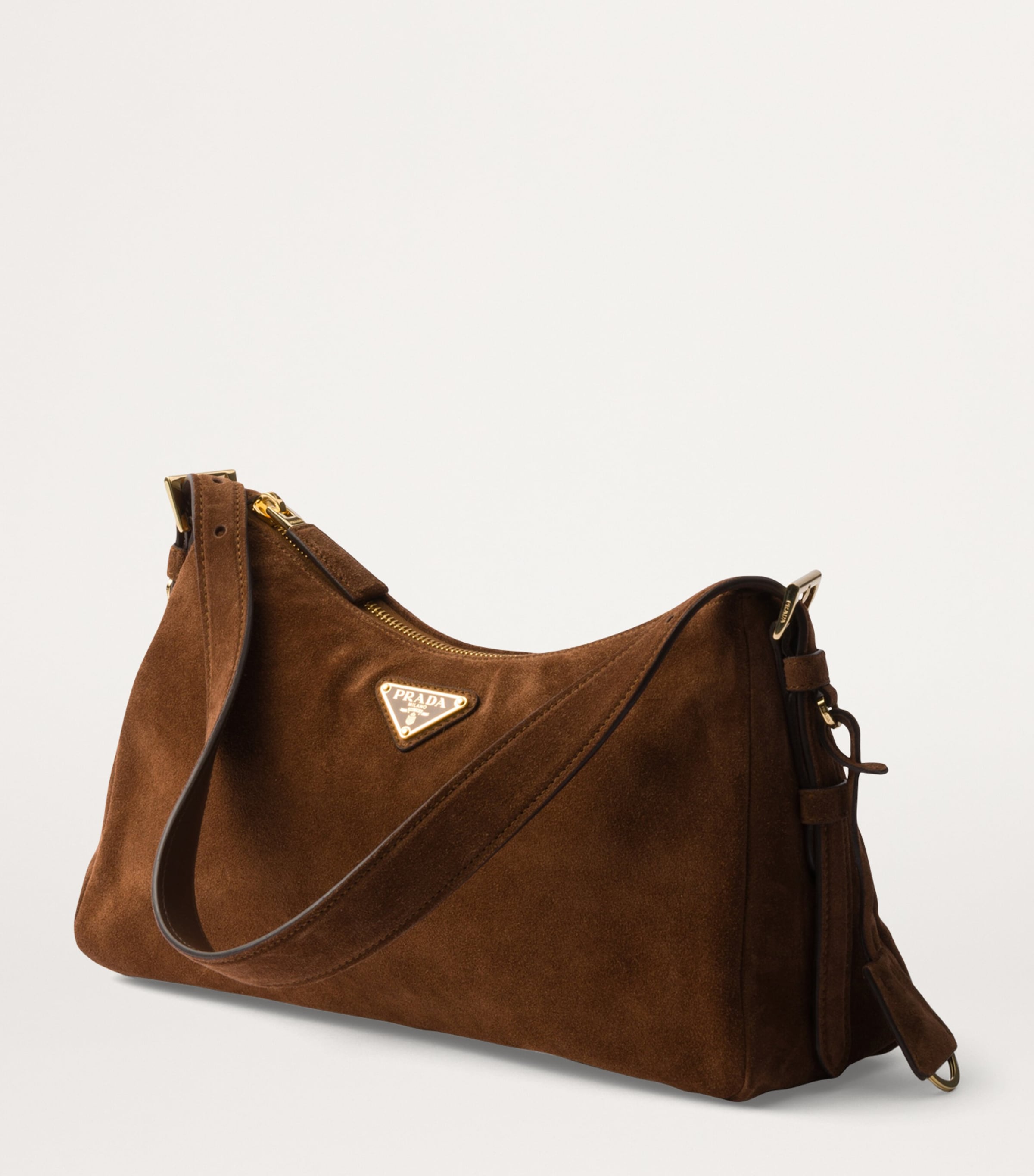 Medium Suede Aimée Shoulder Bag F0324 Image 3