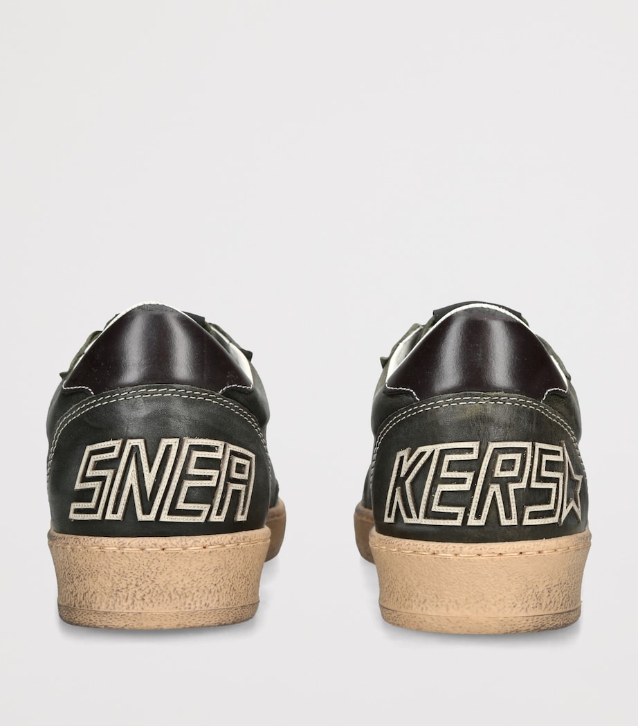 Golden Goose Nappa Leather Ball Star Sneakers Blk/other Image 4