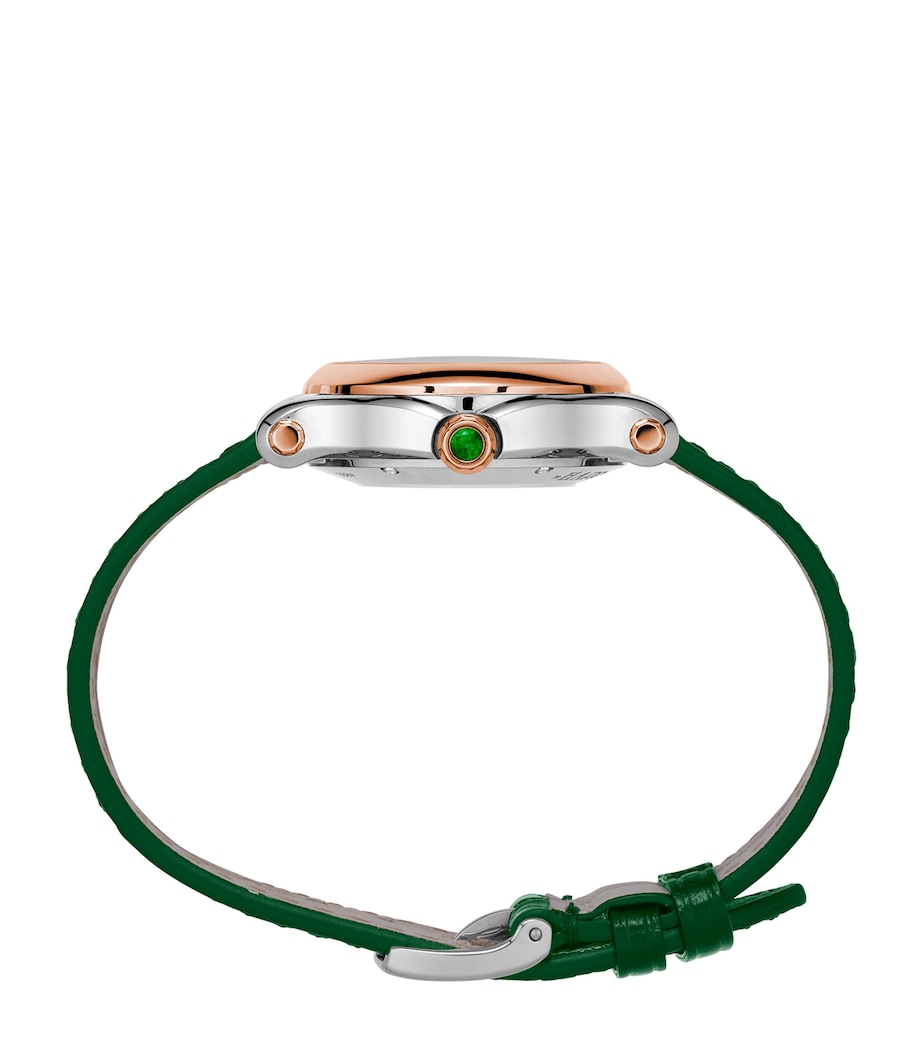 Rose Gold, Steel and Diamond Happy Sport  Watch 30mm ROSE GOLD/STAINLESS Image 3