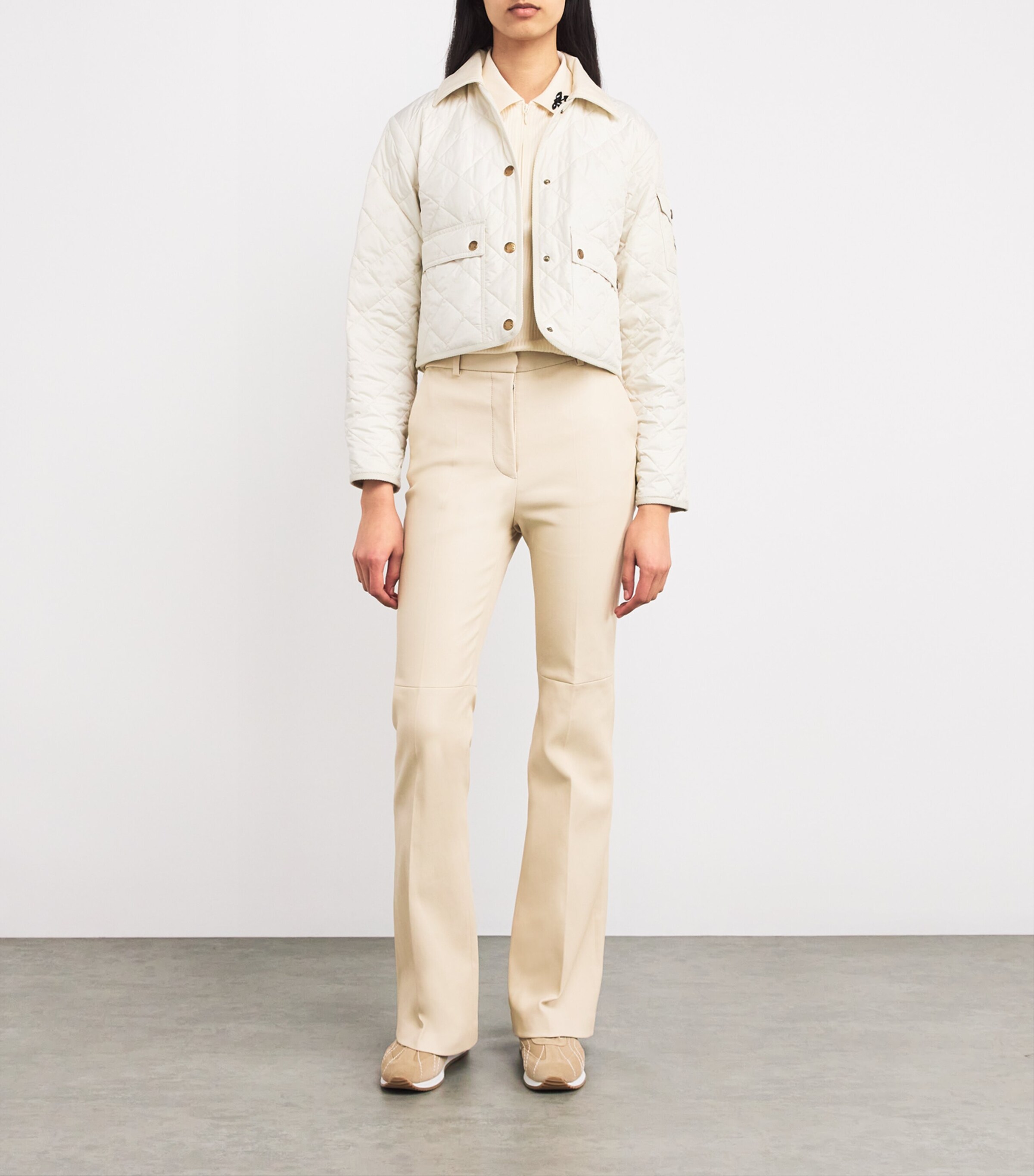 Moncler Diamond-Quilted Padded Chitre Shirt Jacket | Harrods US