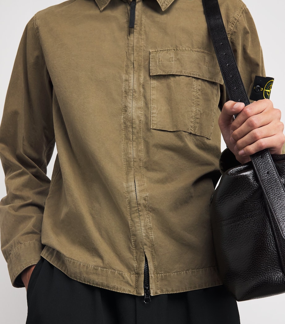 Organic Cotton Canvas Jacket V015G Image 6