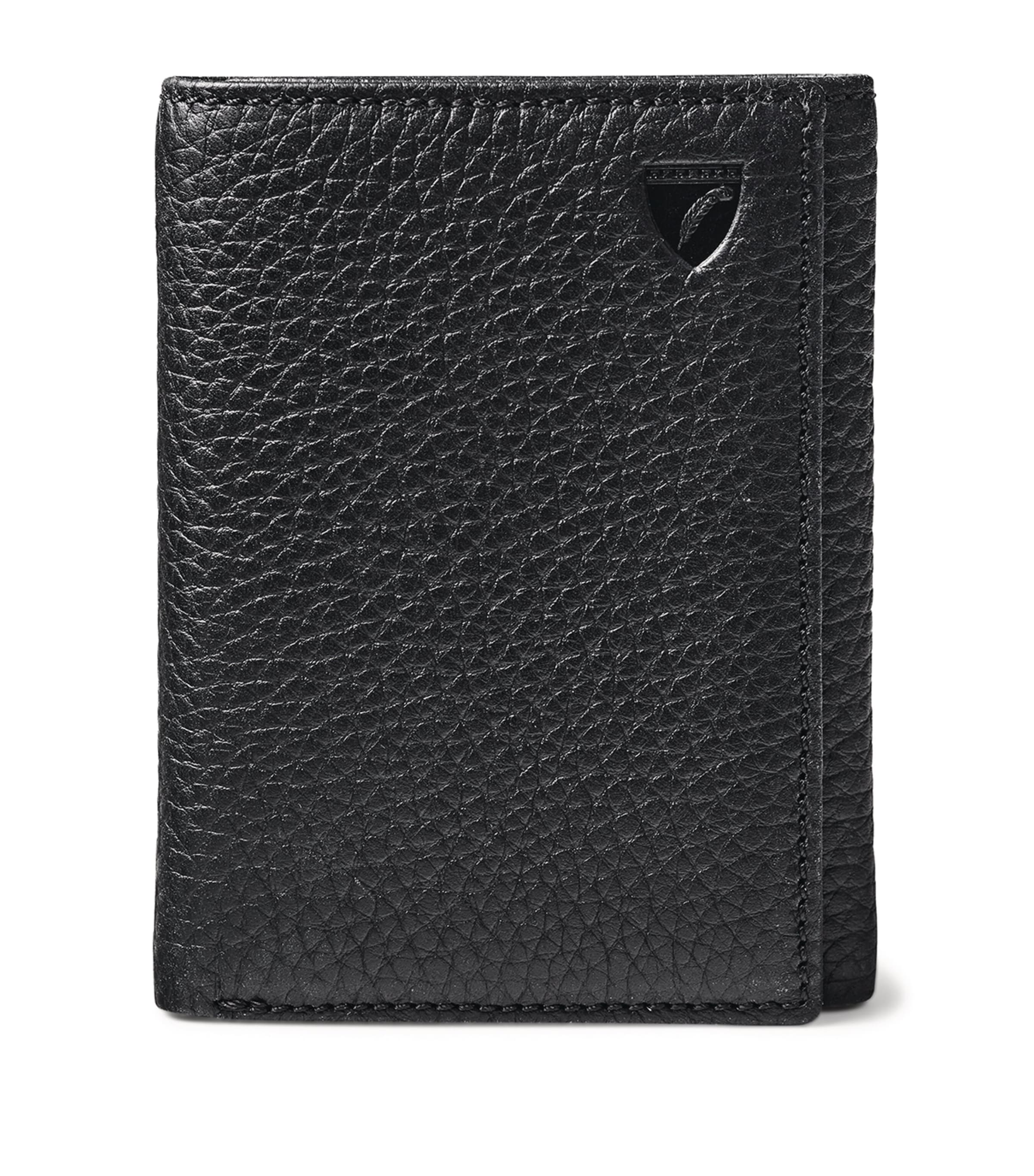 Aspinal Of London Leather Wallet In Black