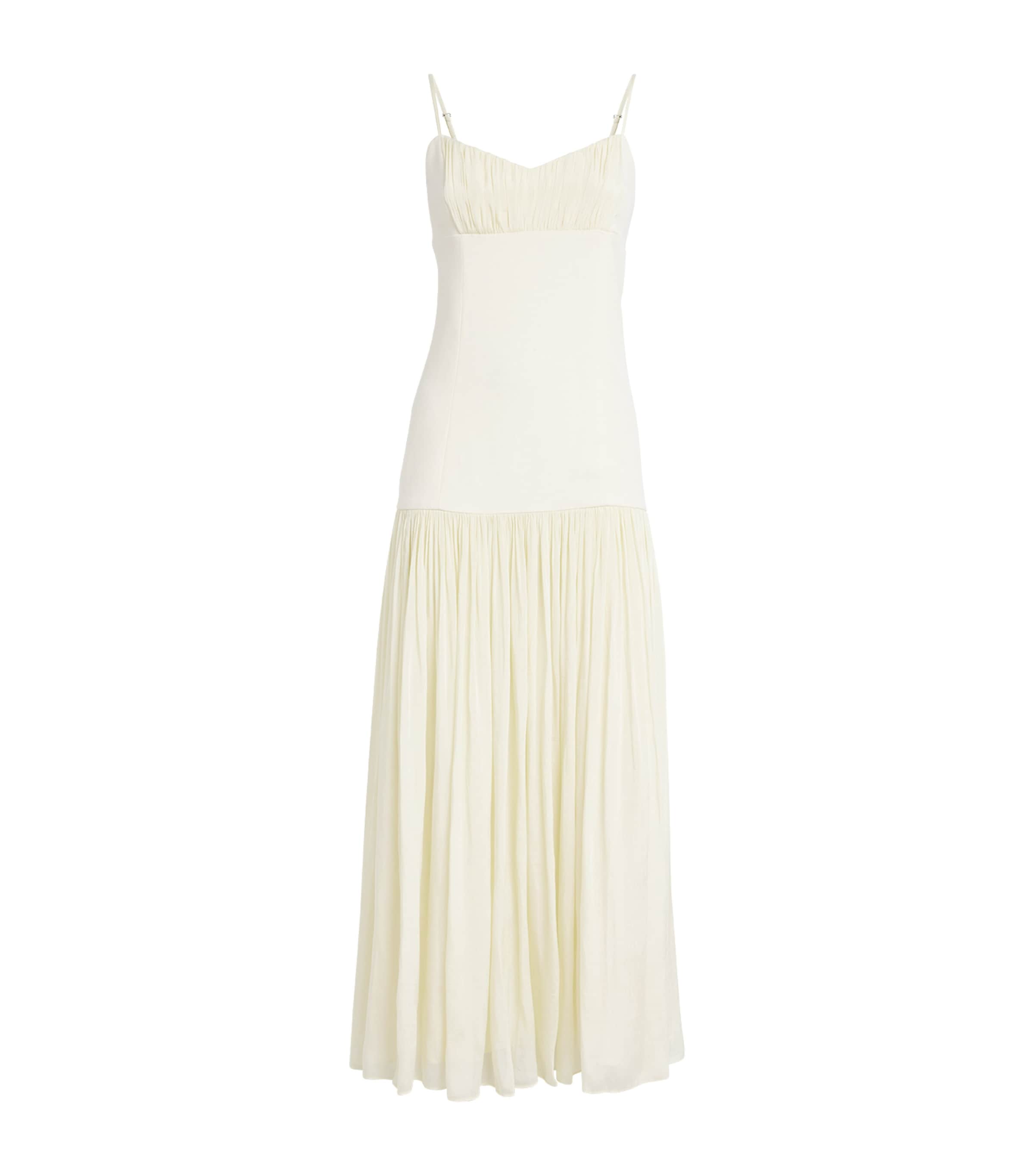 【SANDRO】Linen Blend Maxi Dress Sandro Paris Linen-Blend Maxi Dress | Harrods US