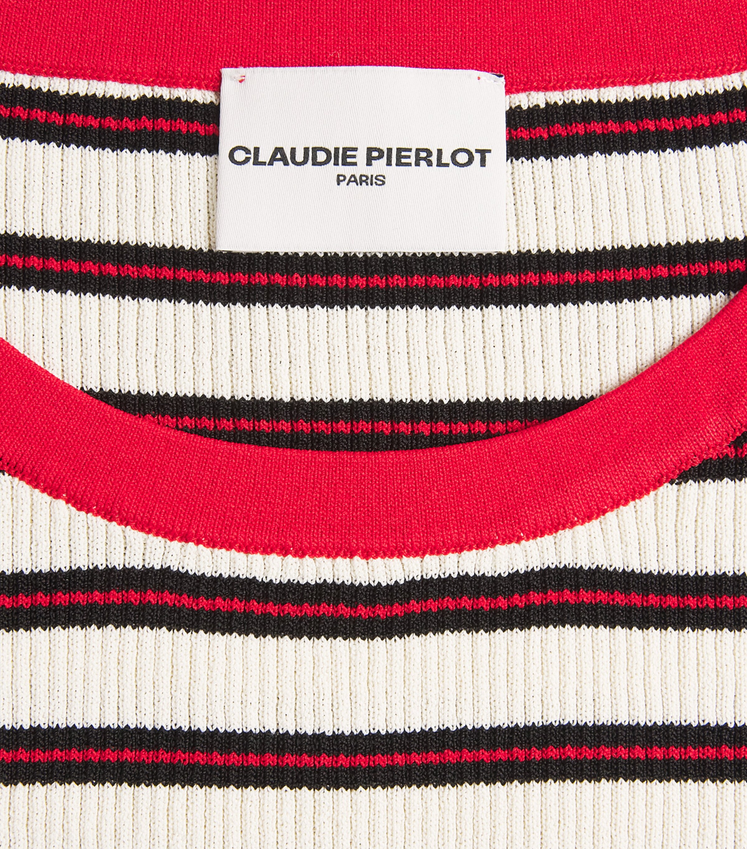 Knitted Stripe T-Shirt MULTICOLORED Image 5