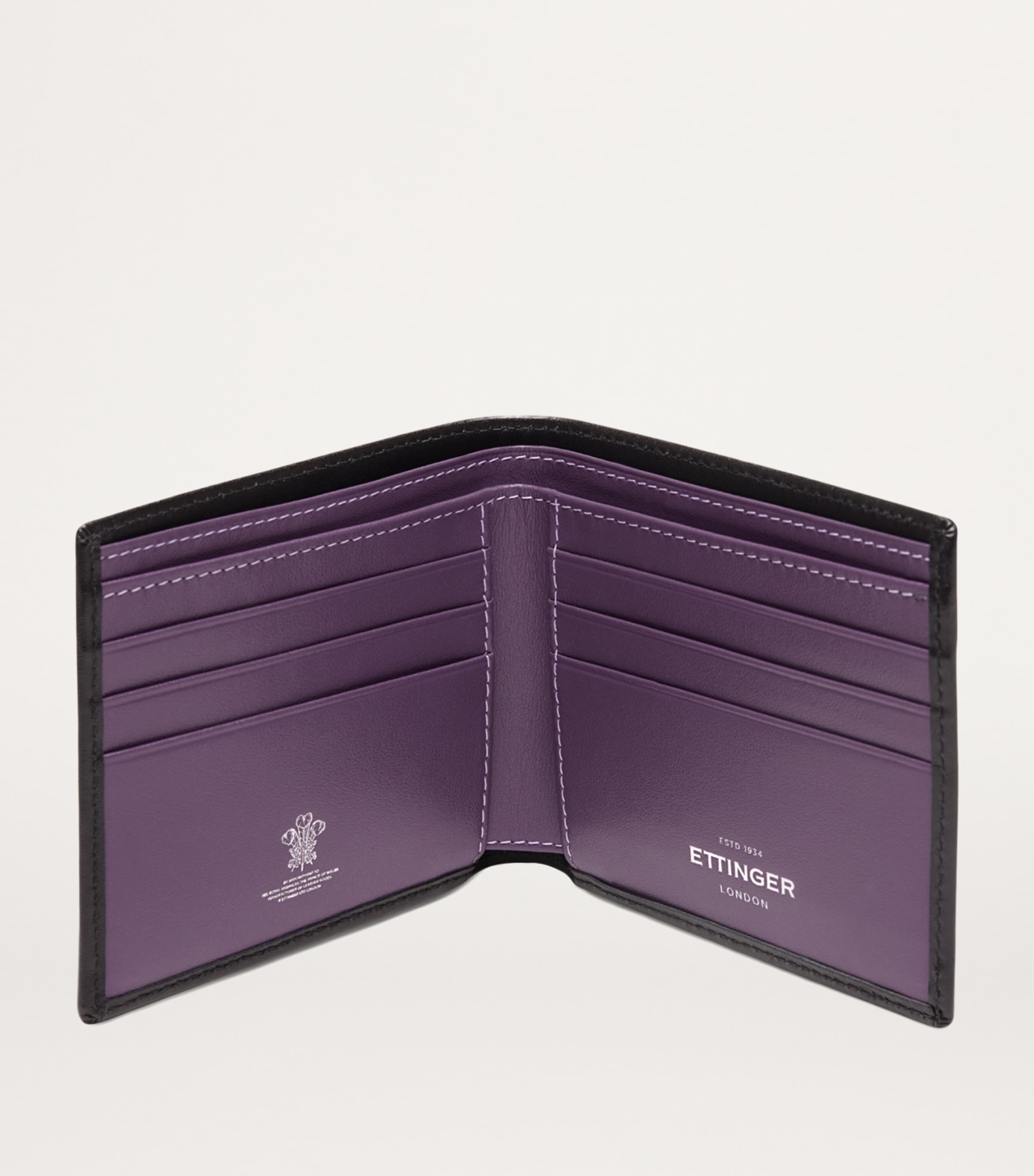 6-Slot Sterling Bifold Wallet PURPLE Image 3