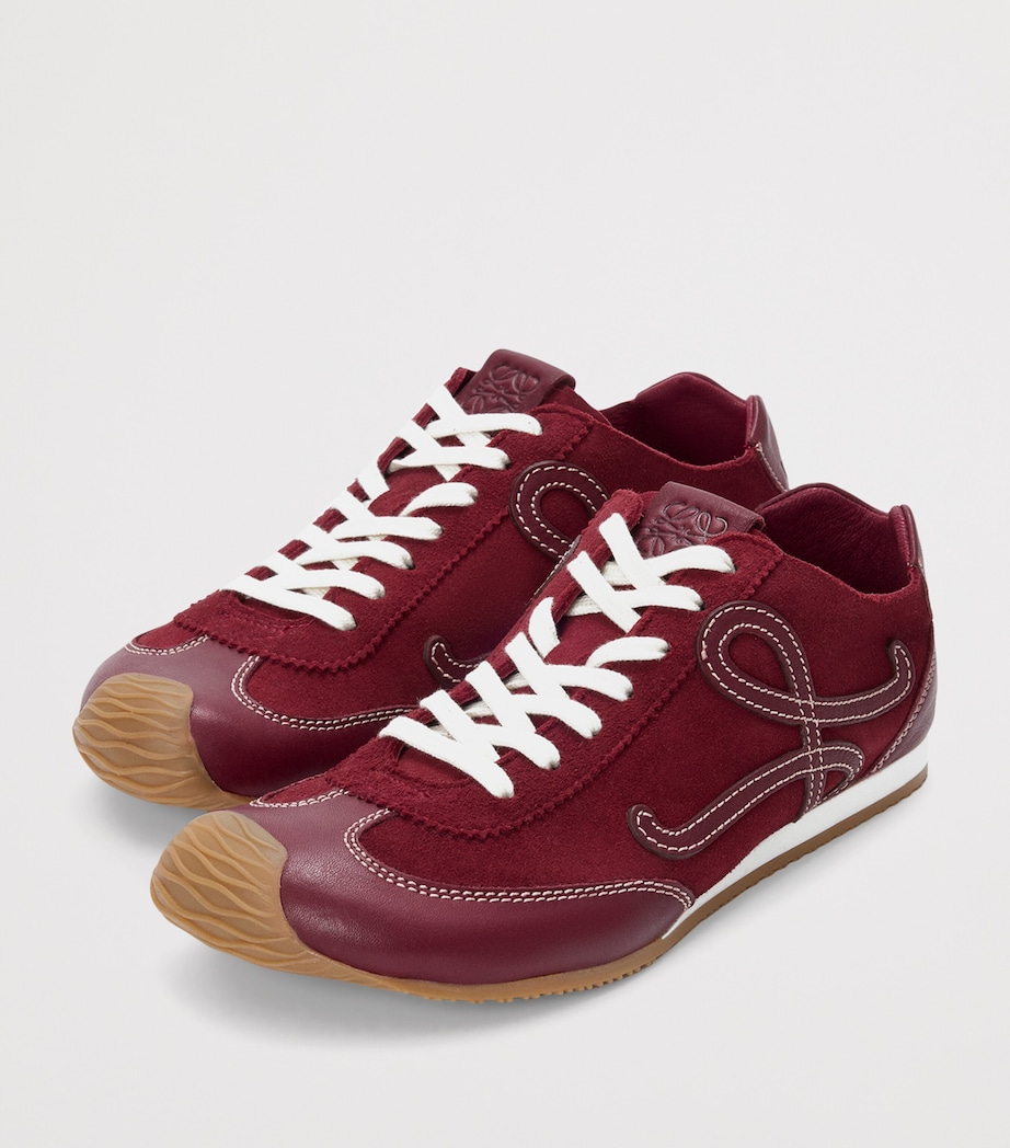 Suede Ballet Runner 2.0 Sneakers BURGUNDY Image 2