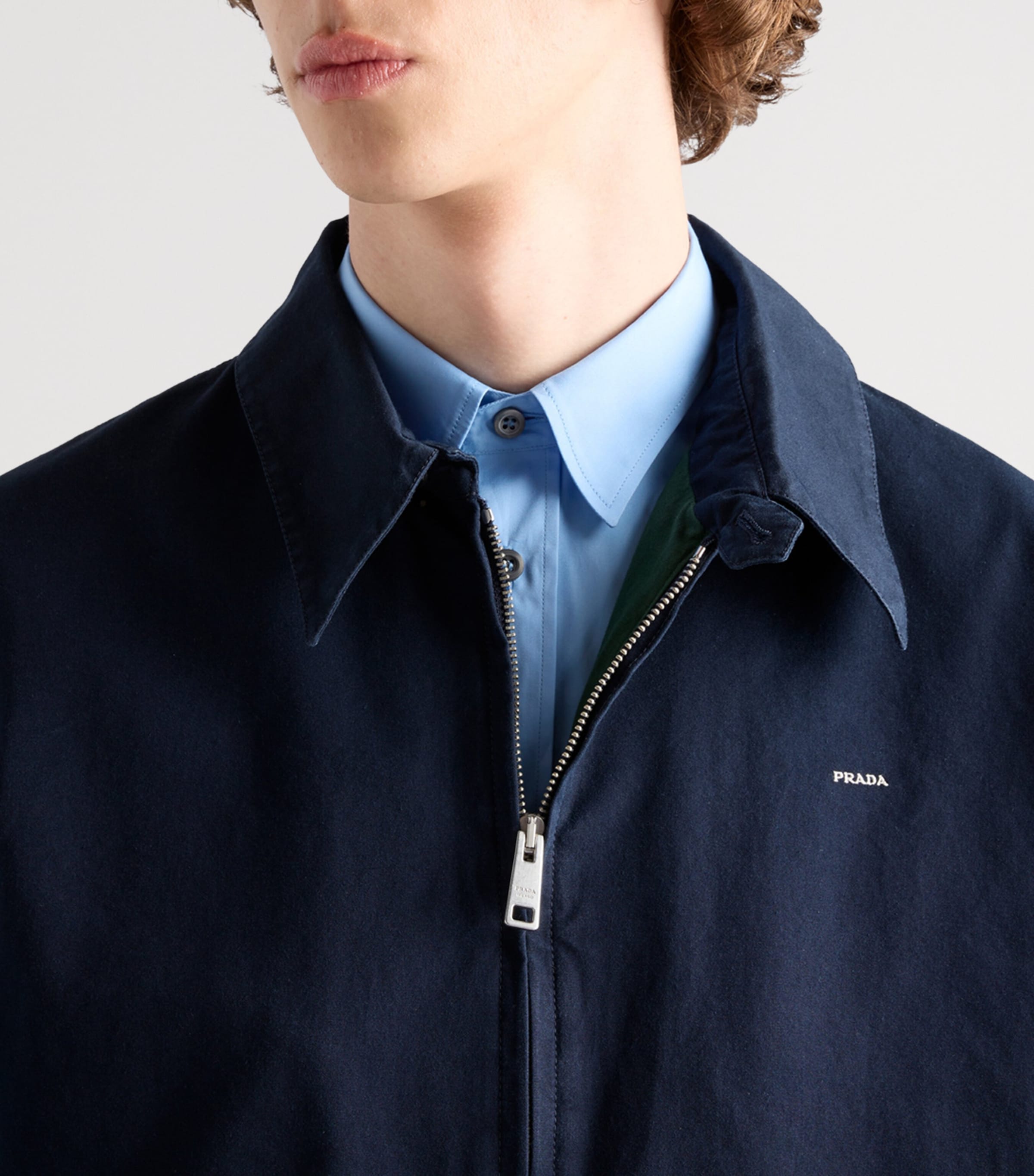 Cotton Bomber Jacket F0KDB Image 3