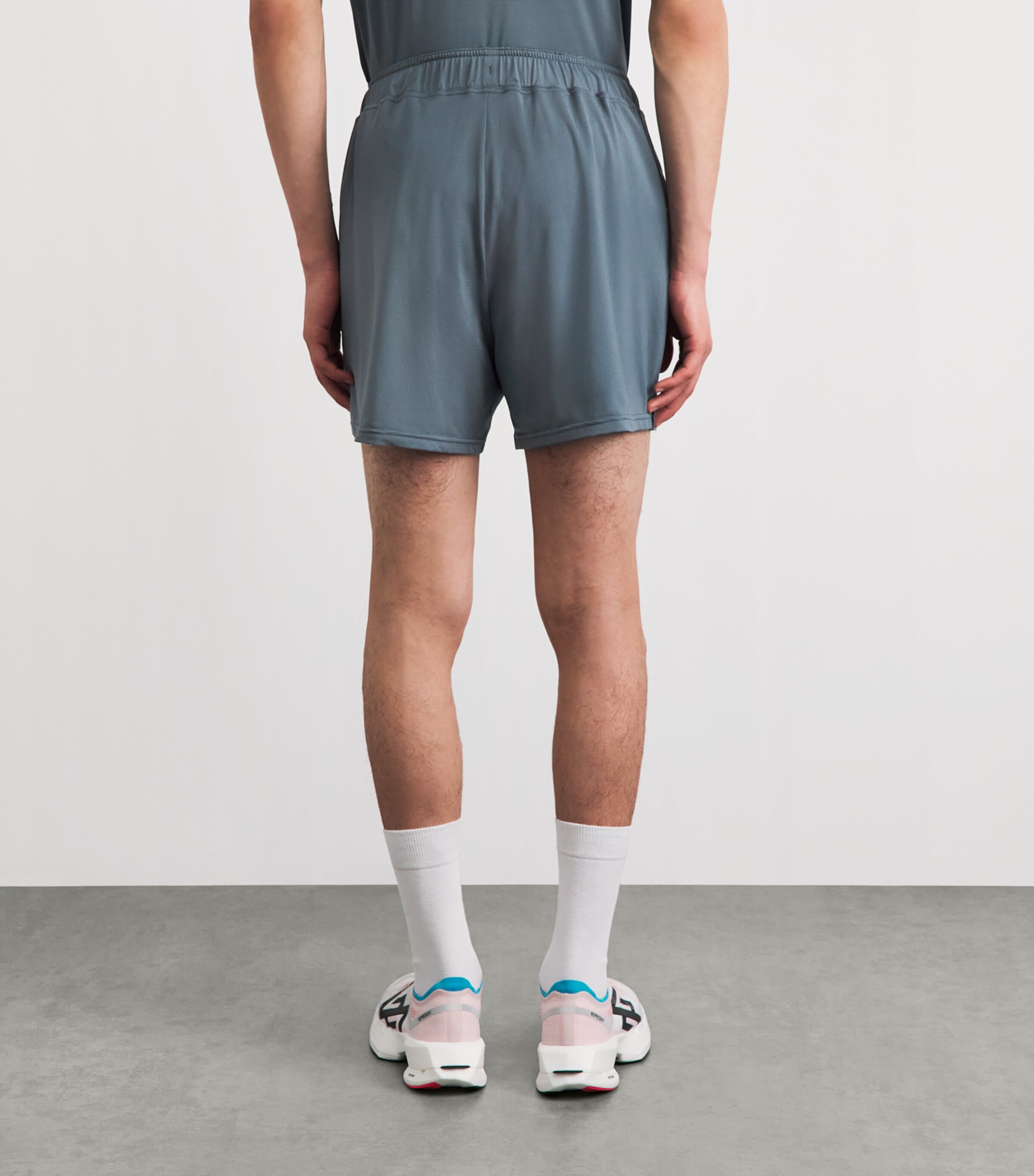 Represent 247 Mens Mesh DNA Shorts Dusky Navy Image 5