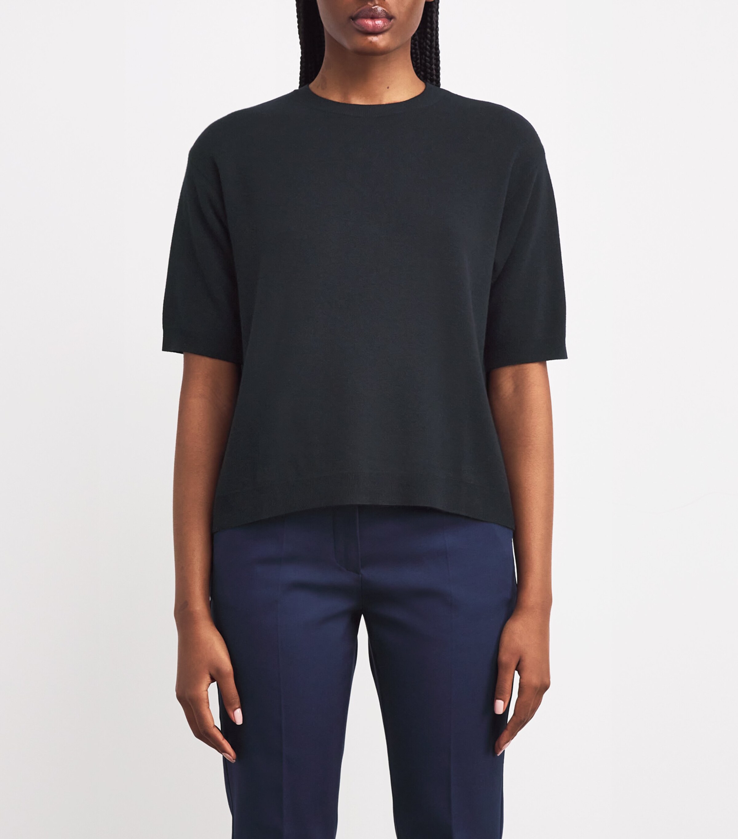 Stretch-Viscose Sweater BLACK Image 3