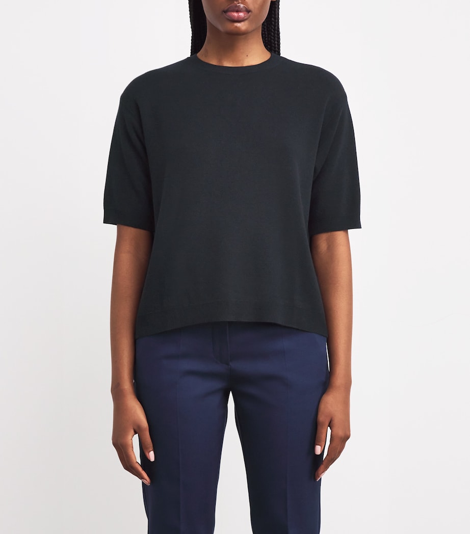 Stretch-Viscose Sweater BLACK Image 3