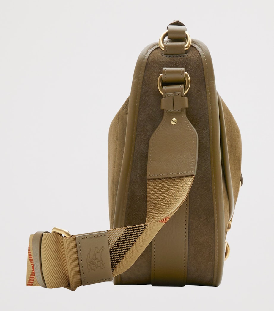 Small Suede B Clip Messenger Bag SWEEP Image 4