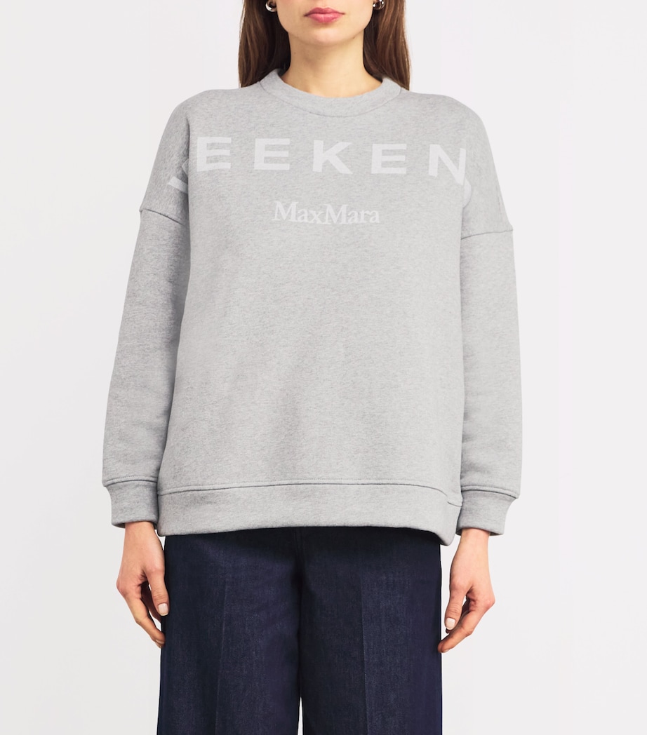 Cotton Logo Sweatshirt MEDIUM GREY Image 3