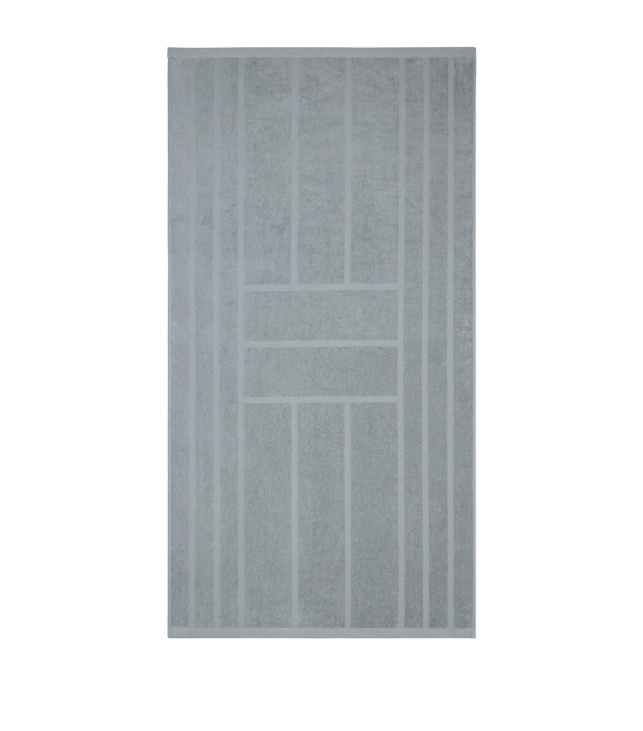 Woodford Beach Towel (90cm x 170cm) CEMENT Image 2