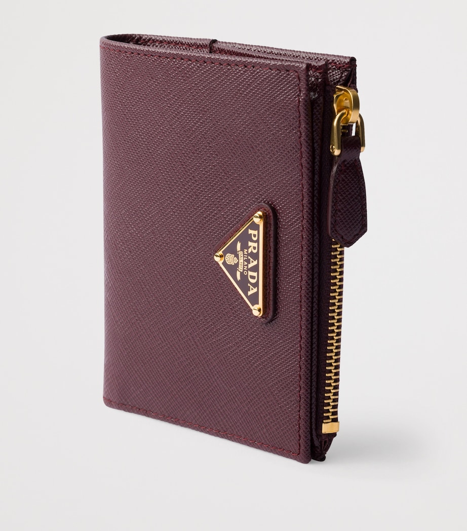 Small Saffiano Leather Wallet F0007 Image 4