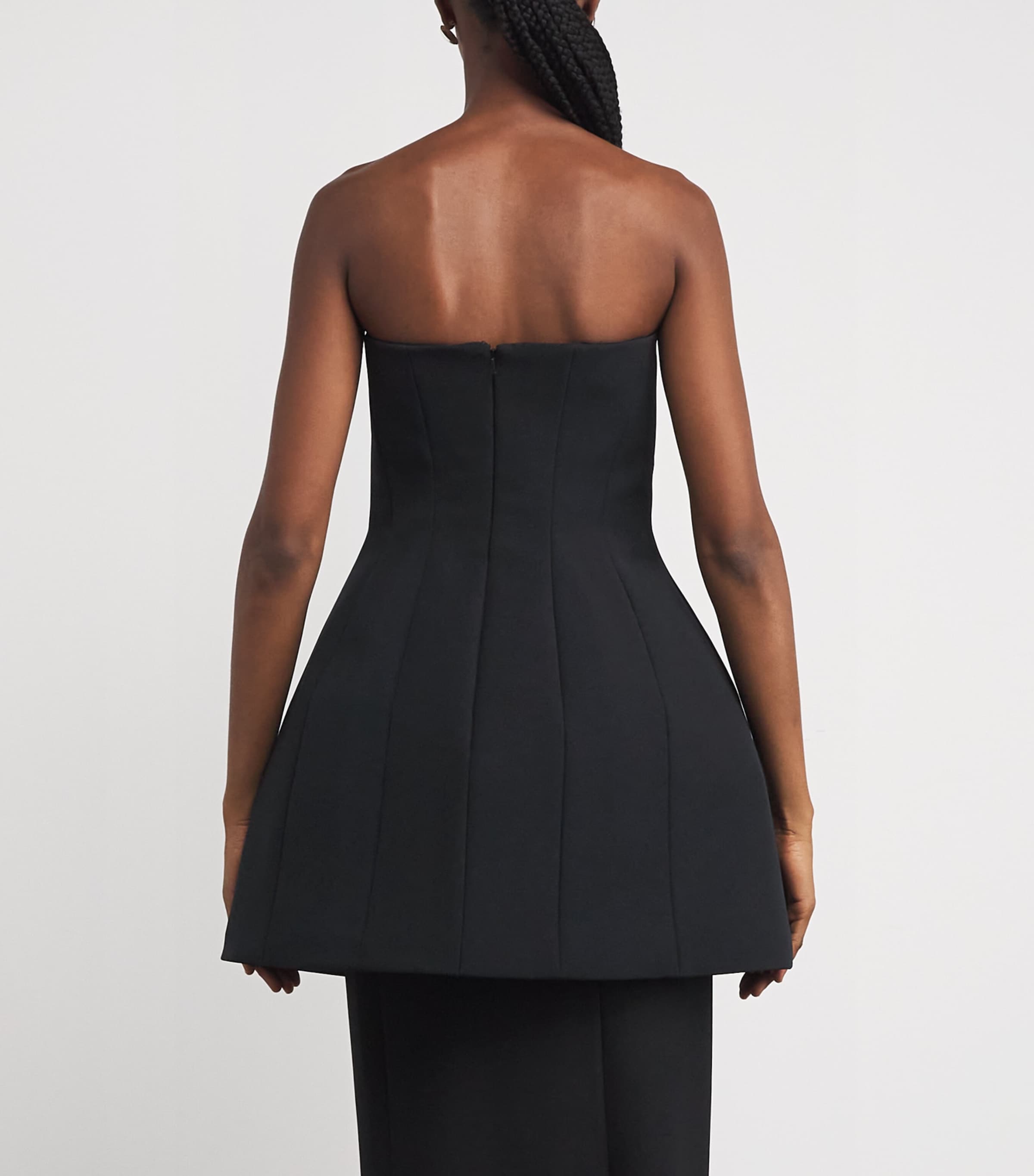 Structured Mini Dress BLACK Image 4