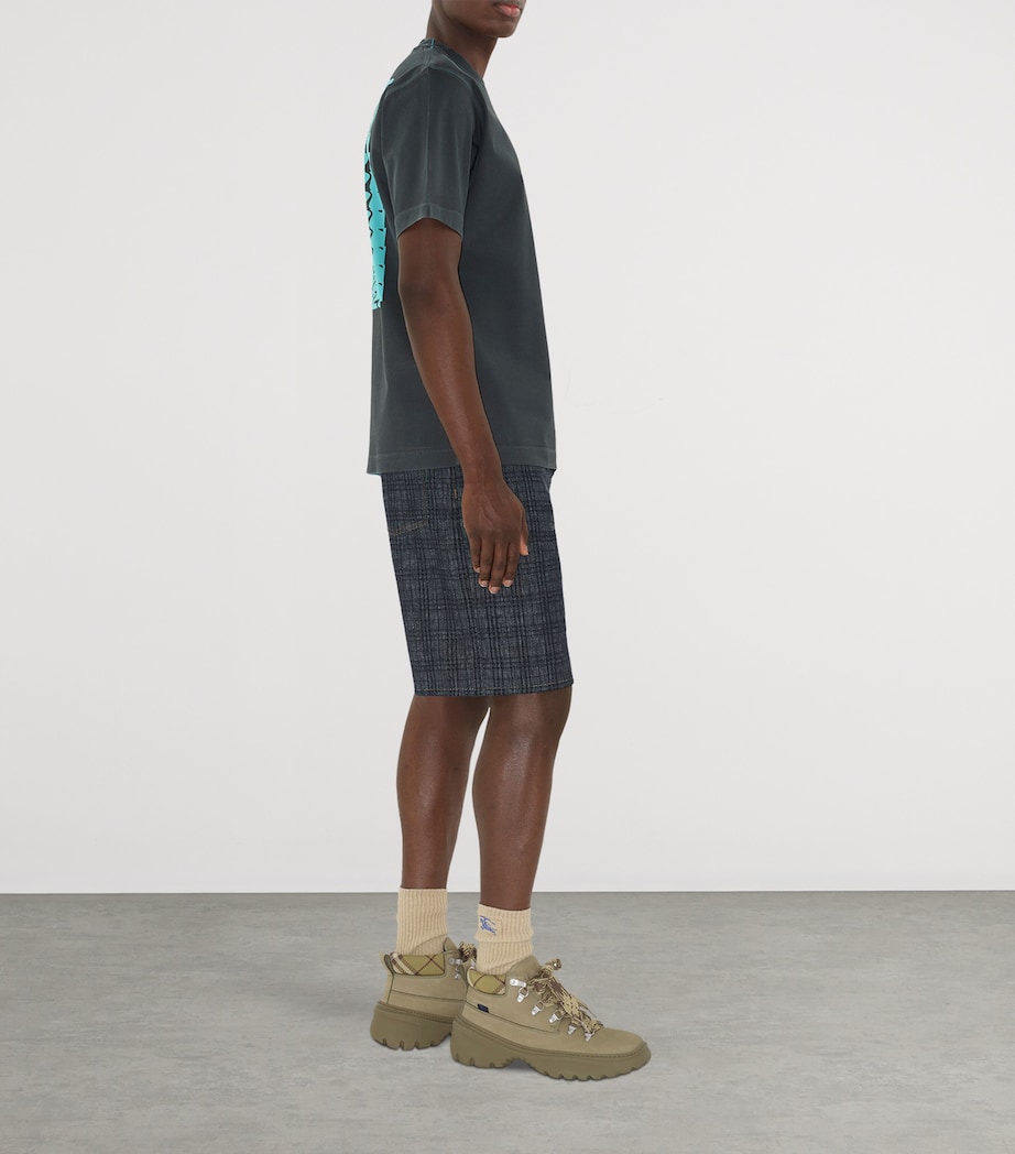 Cotton Warped Logo T-Shirt ATOM Image 3