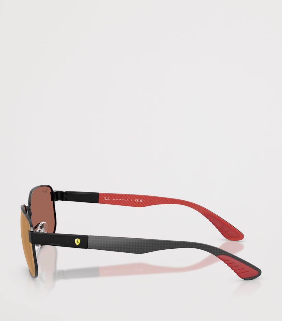 Ray-Ban Scuderia Ferrari Square Sunglasses Black Image 3