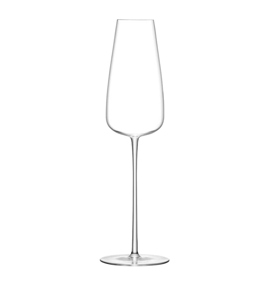Set of 2 Wine Culture Champagne Flutes (330ml) CLEAR Image 2