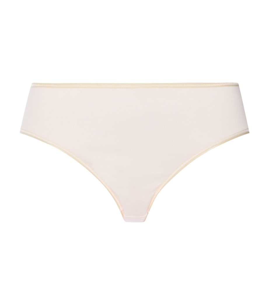 Cotton Seamless Midi Briefs HONEYDEW Image 1